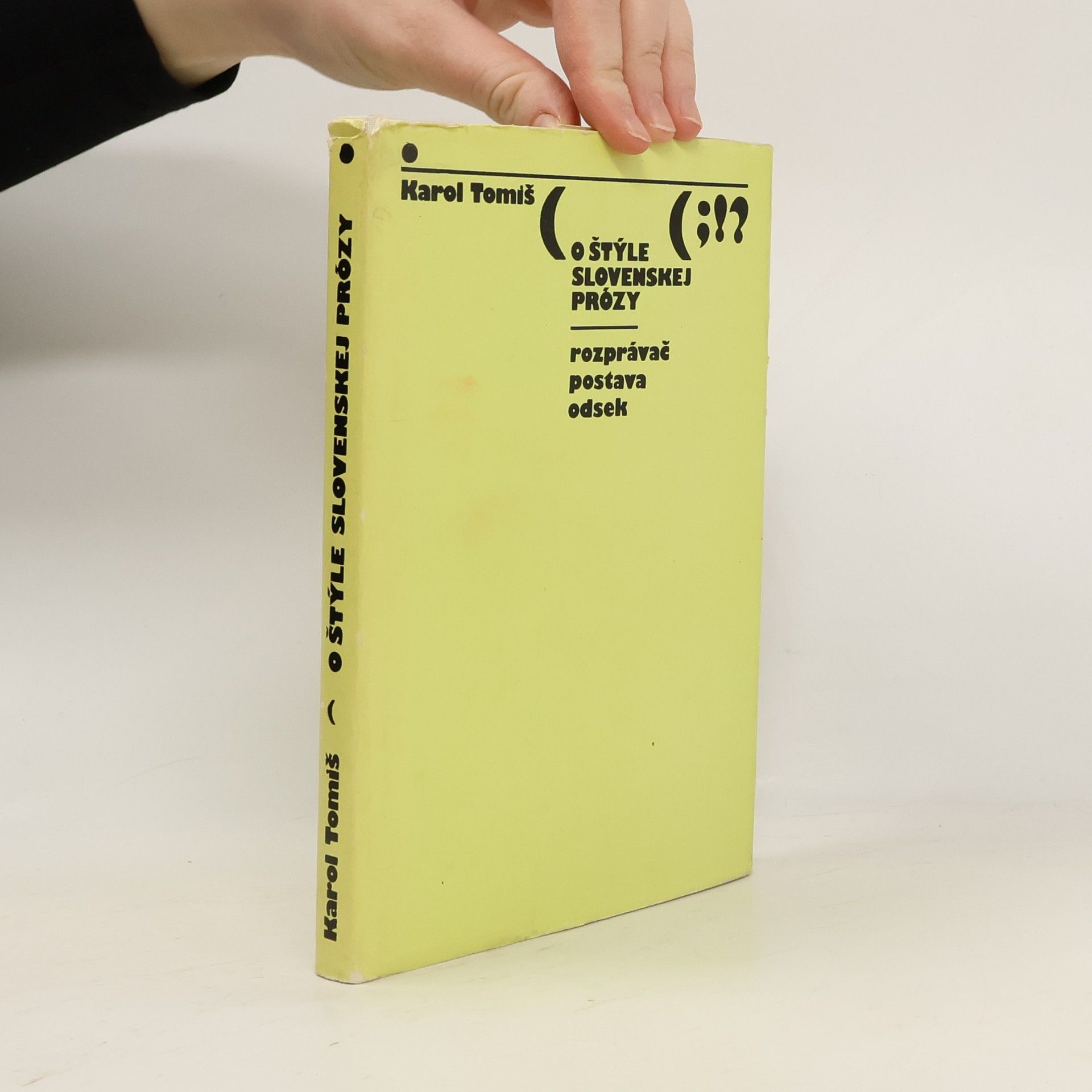 Karol Tomiš O štýle slovenskej prózy