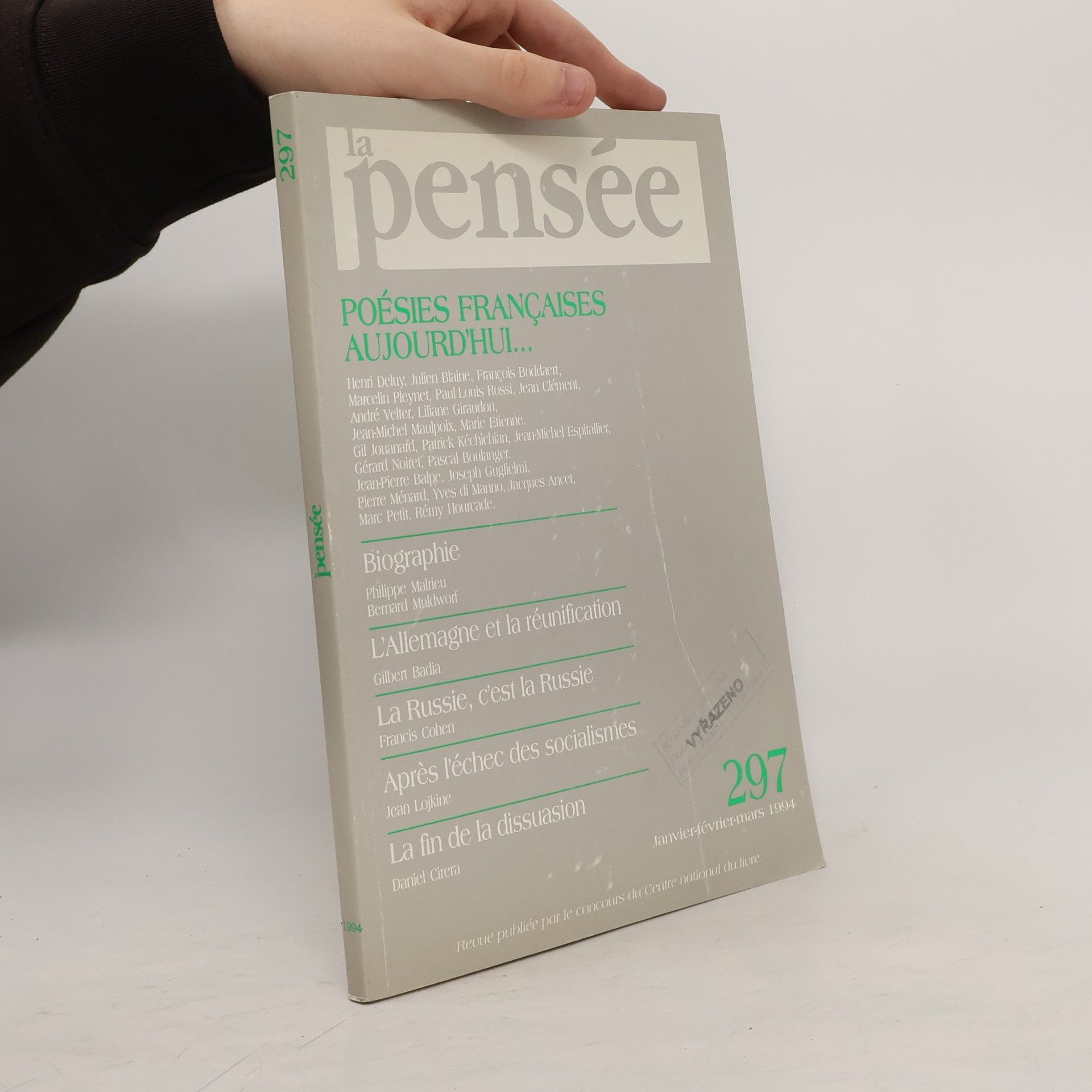 Collectif d'auteurs La Pensée 297