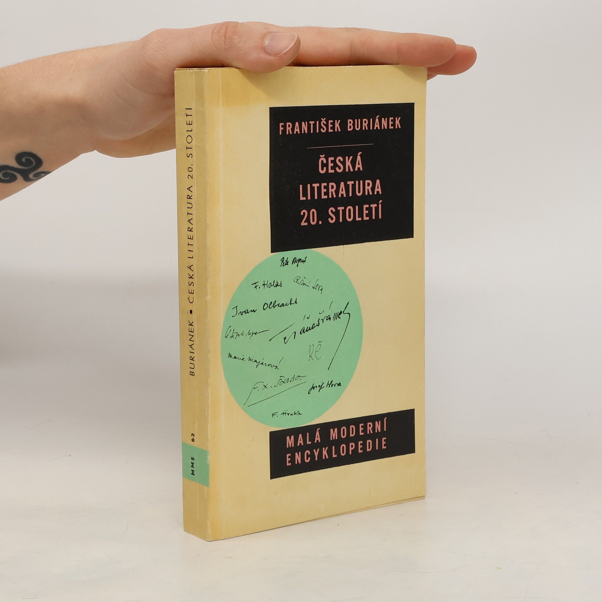 František Buriánek Česká literatura 20. století. Malá moderní encyklopedie
