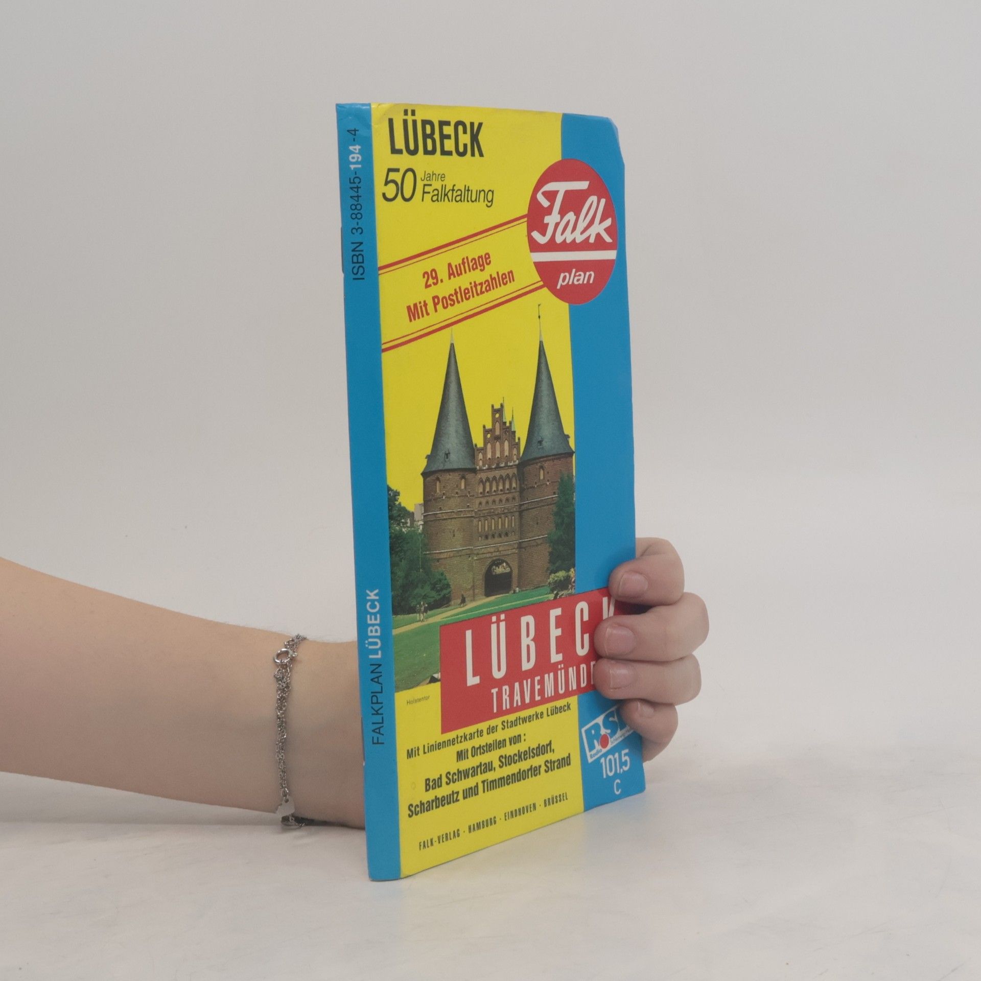 Kolektiv autorů Lübeck : Stadtplan patentgefaltet