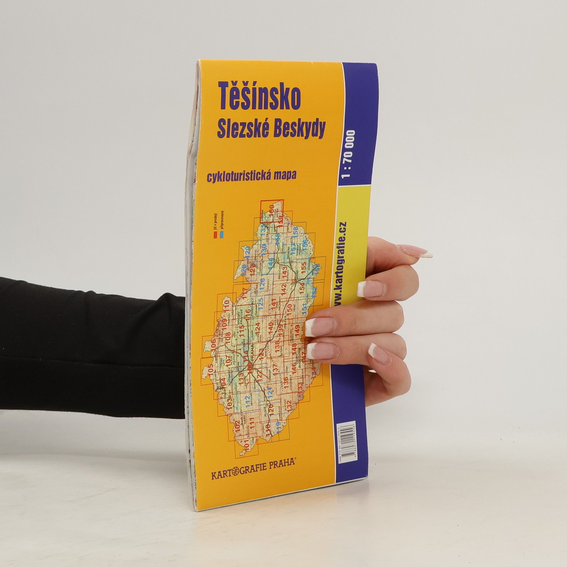 Kolektív autorov Těšínsko, Slezské Beskydy : cykloturistická mapa