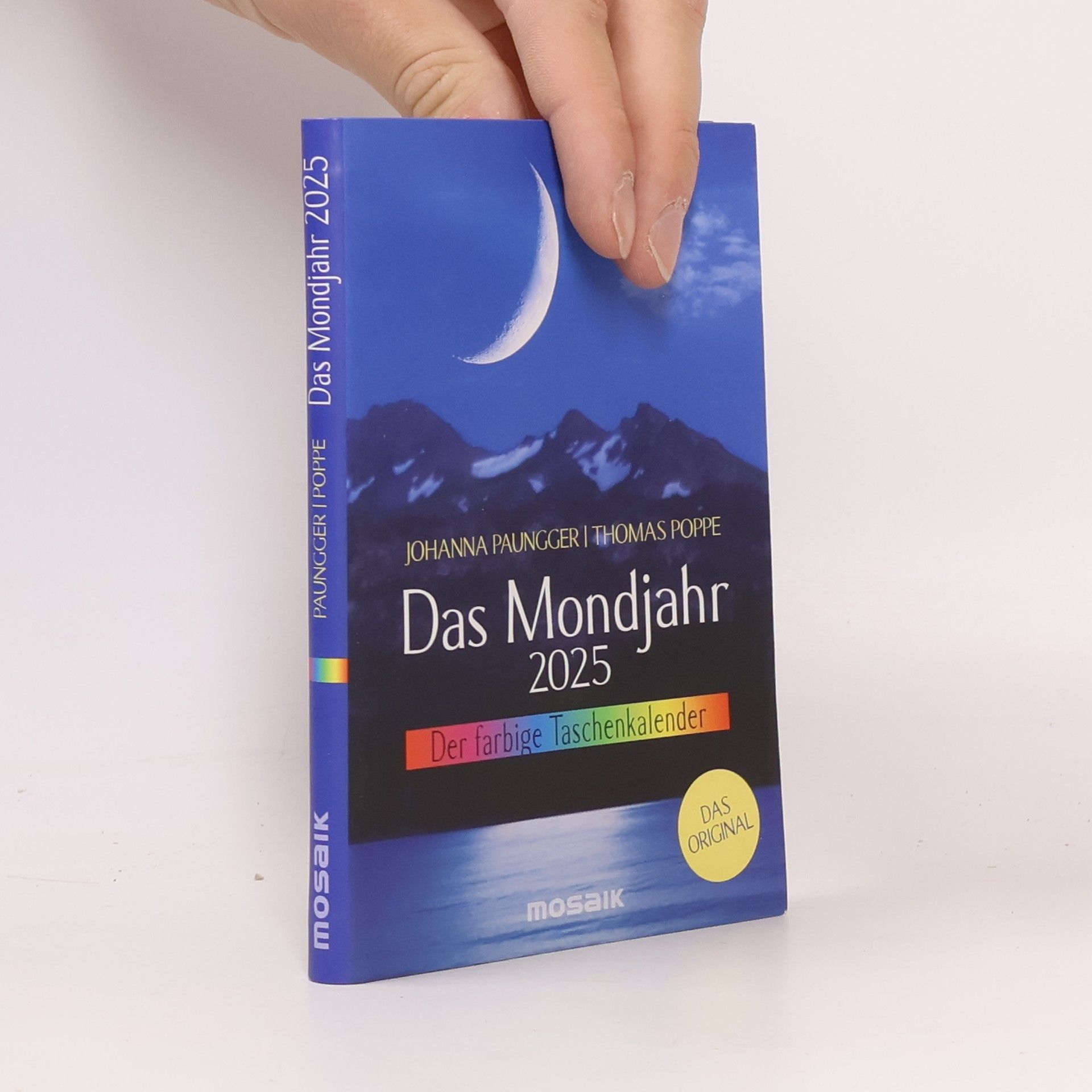Johanna Paungger Poppe Das Mondjahr 2025 - Der farbige Taschenkalender