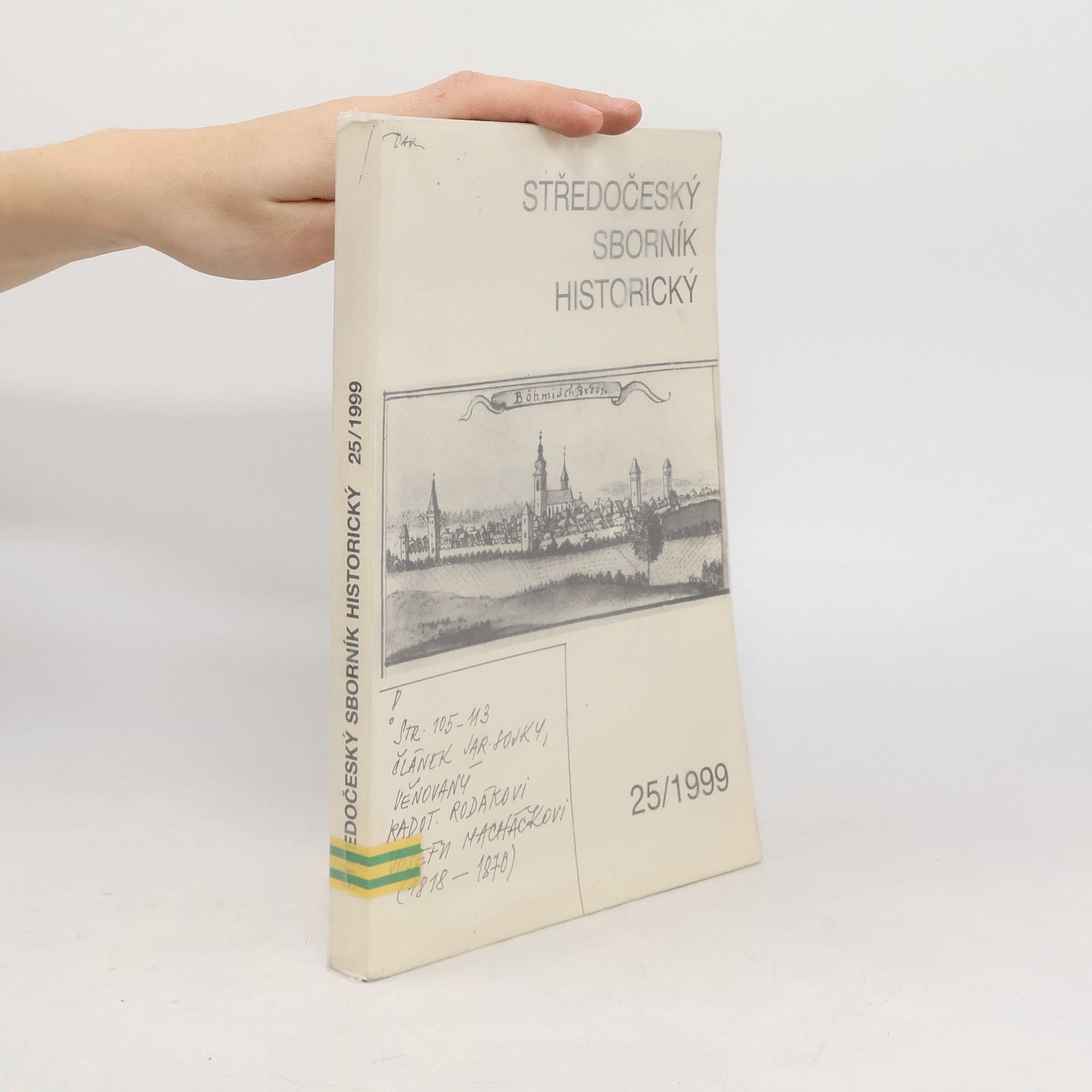 Autores varios Středočeský sborník historický 25/1999