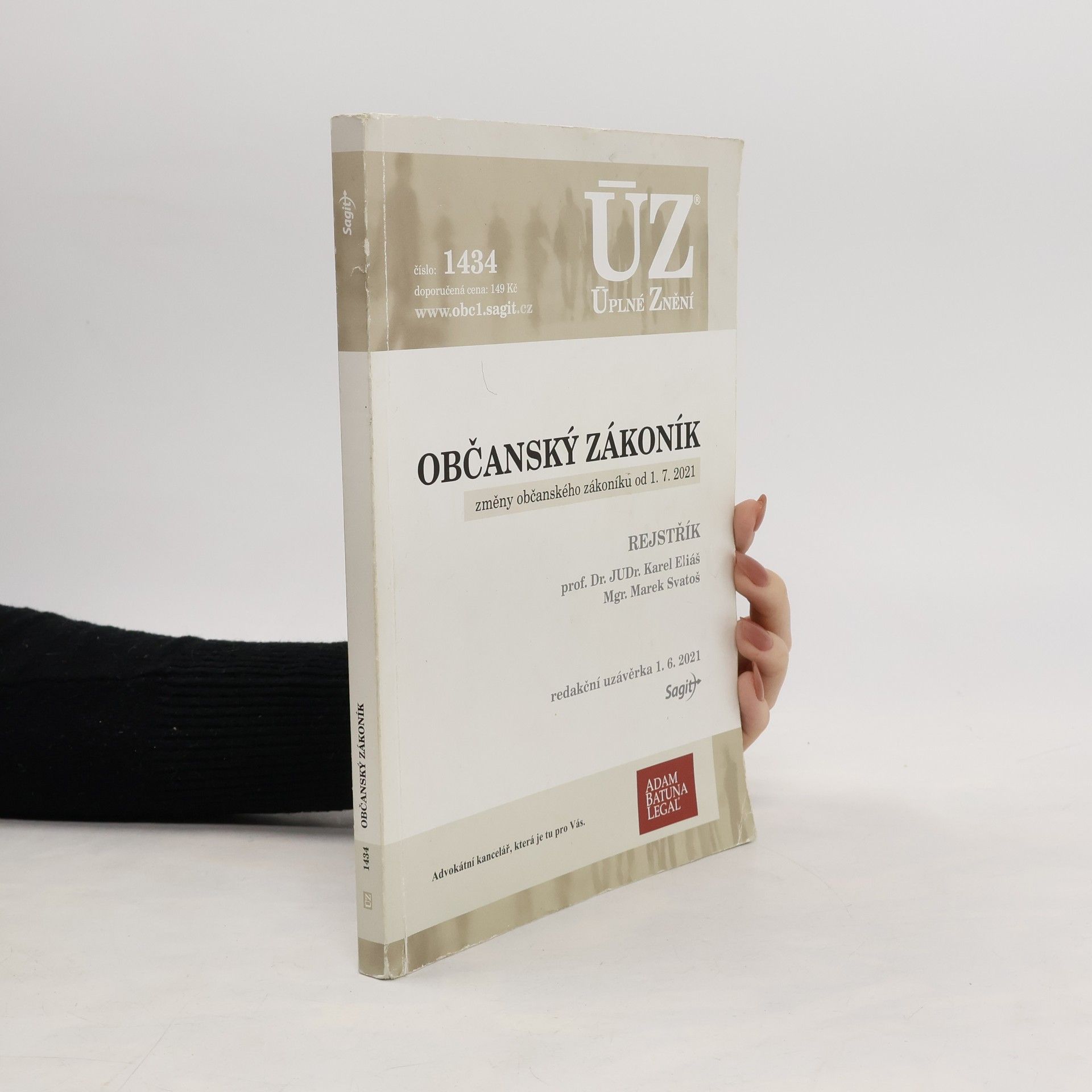 Karel Eliáš ÚZ 1434: Občanský zákoník