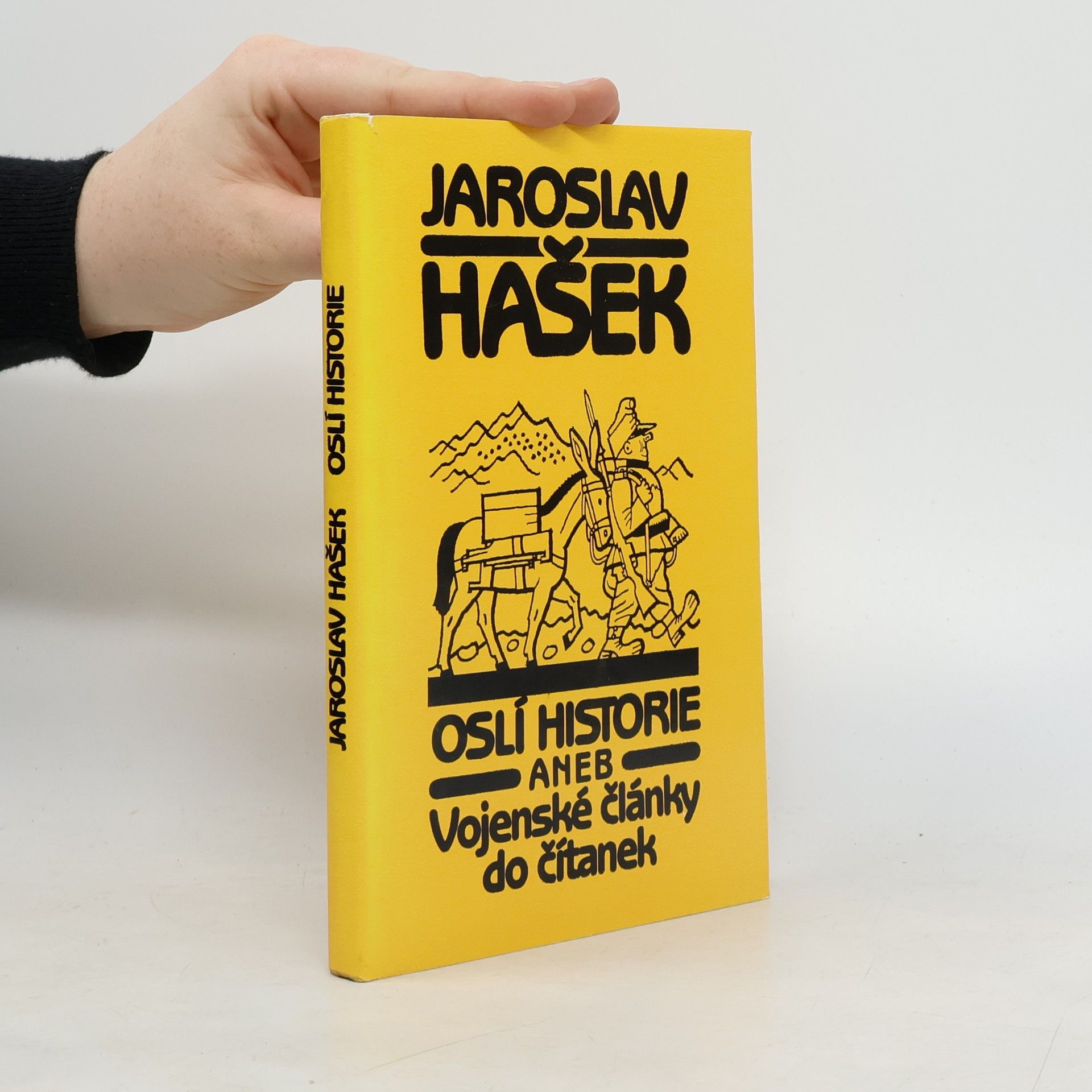 Josef Lada Oslí historie aneb Vojenské články do čítanek