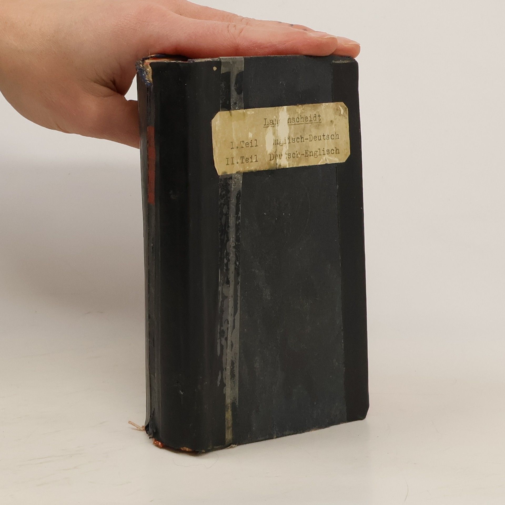 Hermann Lindemann Taschenwörterbuch der enlischen und deutschen Sprache