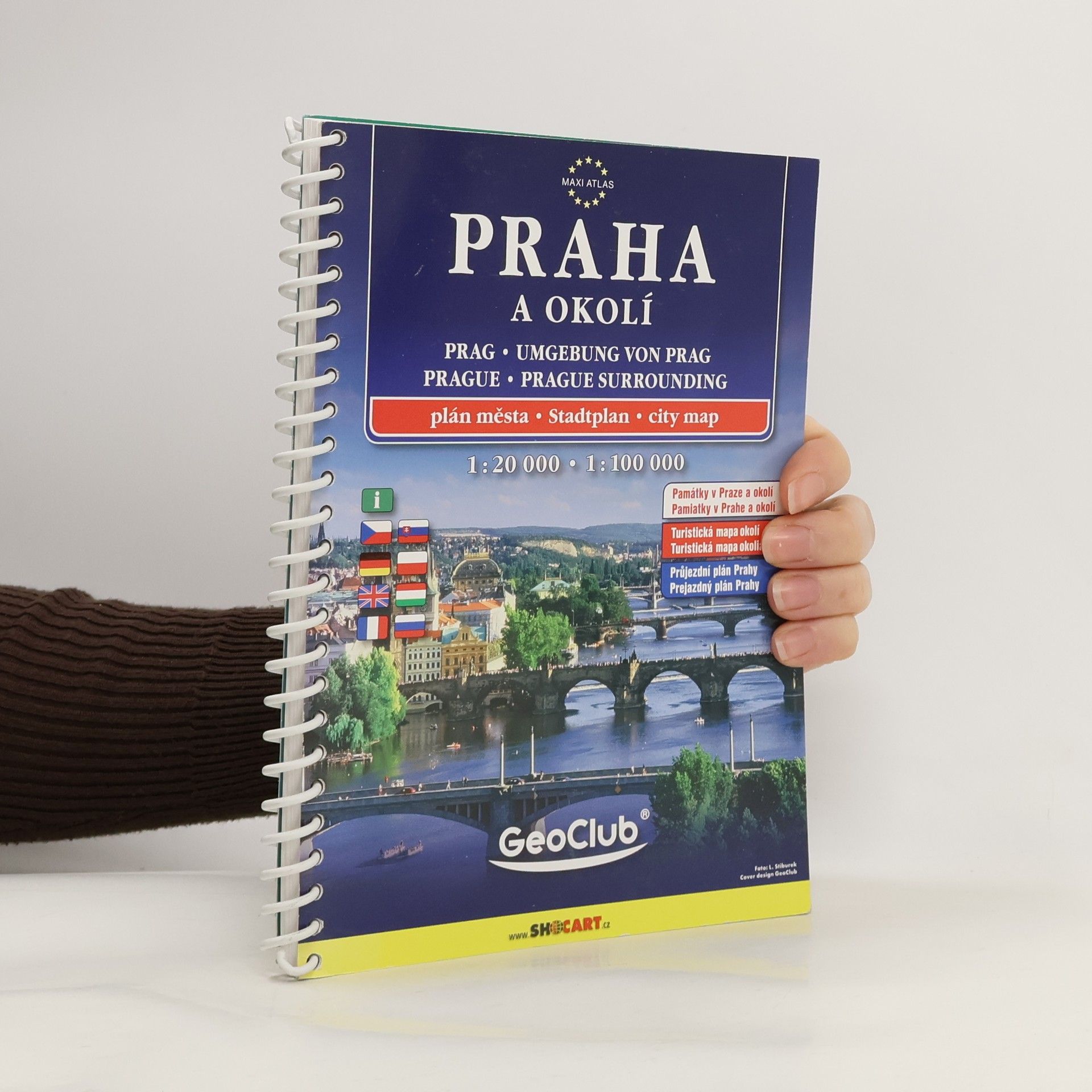 Kolektiv autorů Praha a okolí = Prague = Prag : atlas města, okolí Prahy