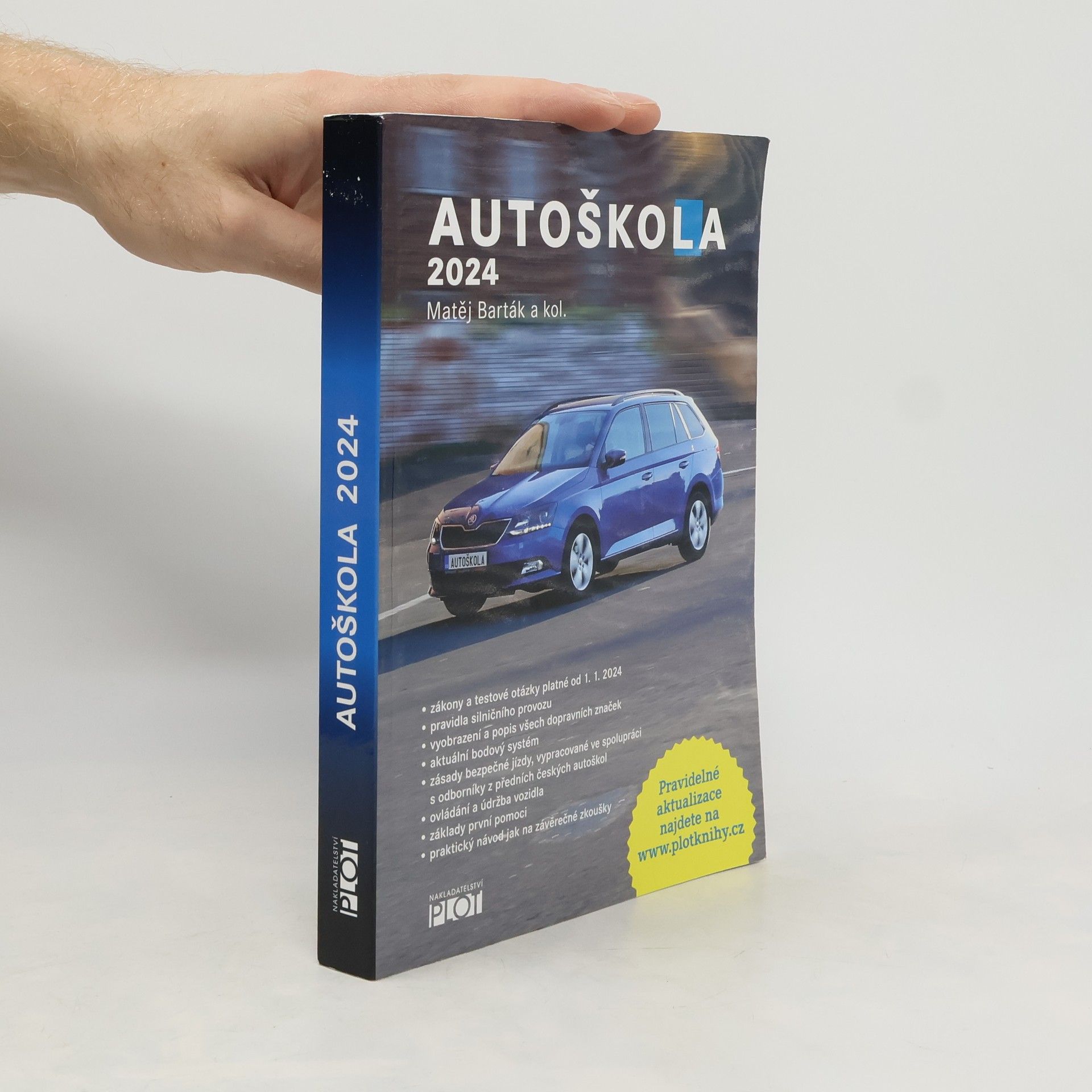 Autoškola : 2024 : značky, pravidla a testy platné od 1.1.2024