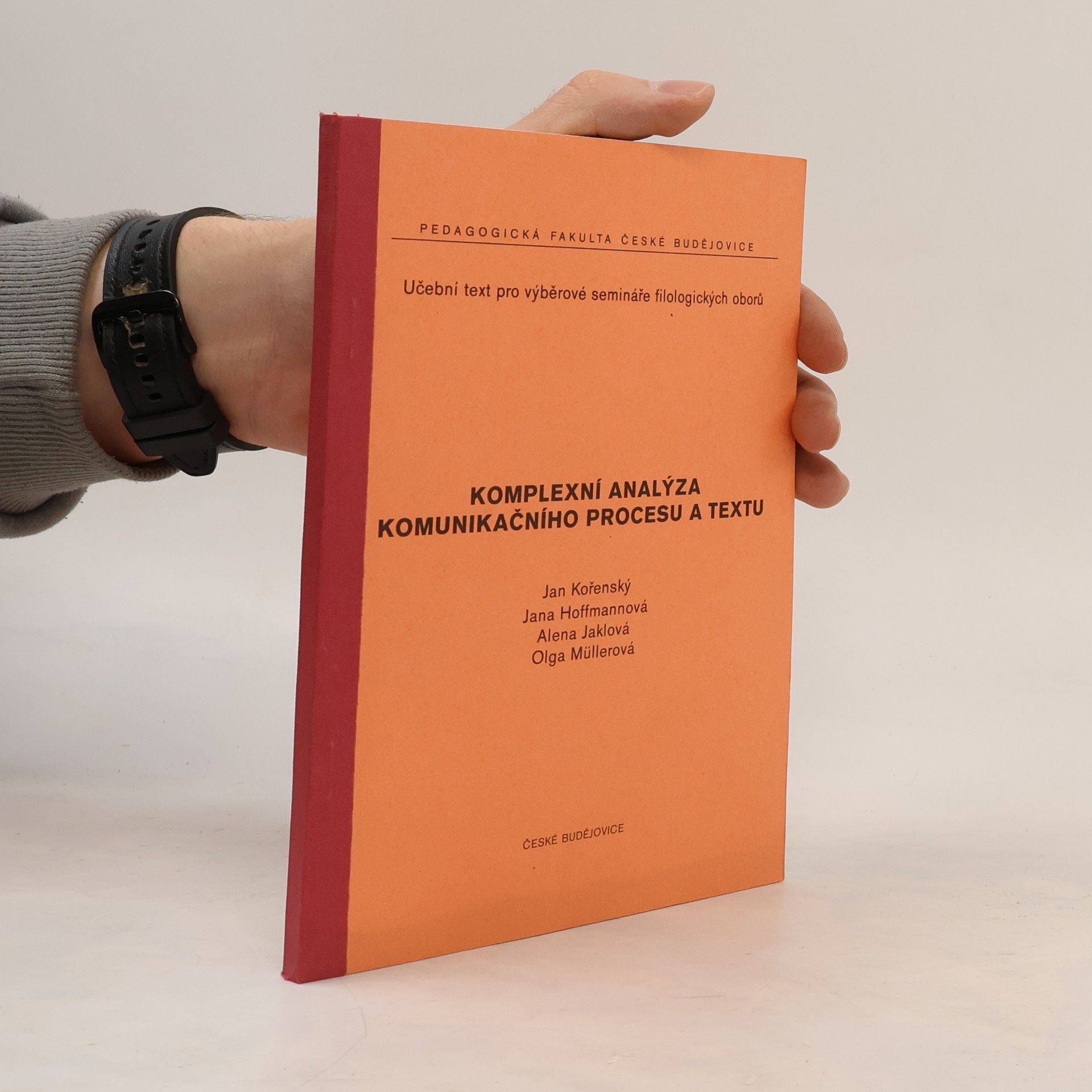 Kolektív autorov Komplexní analýza komunikačního procesu a textu