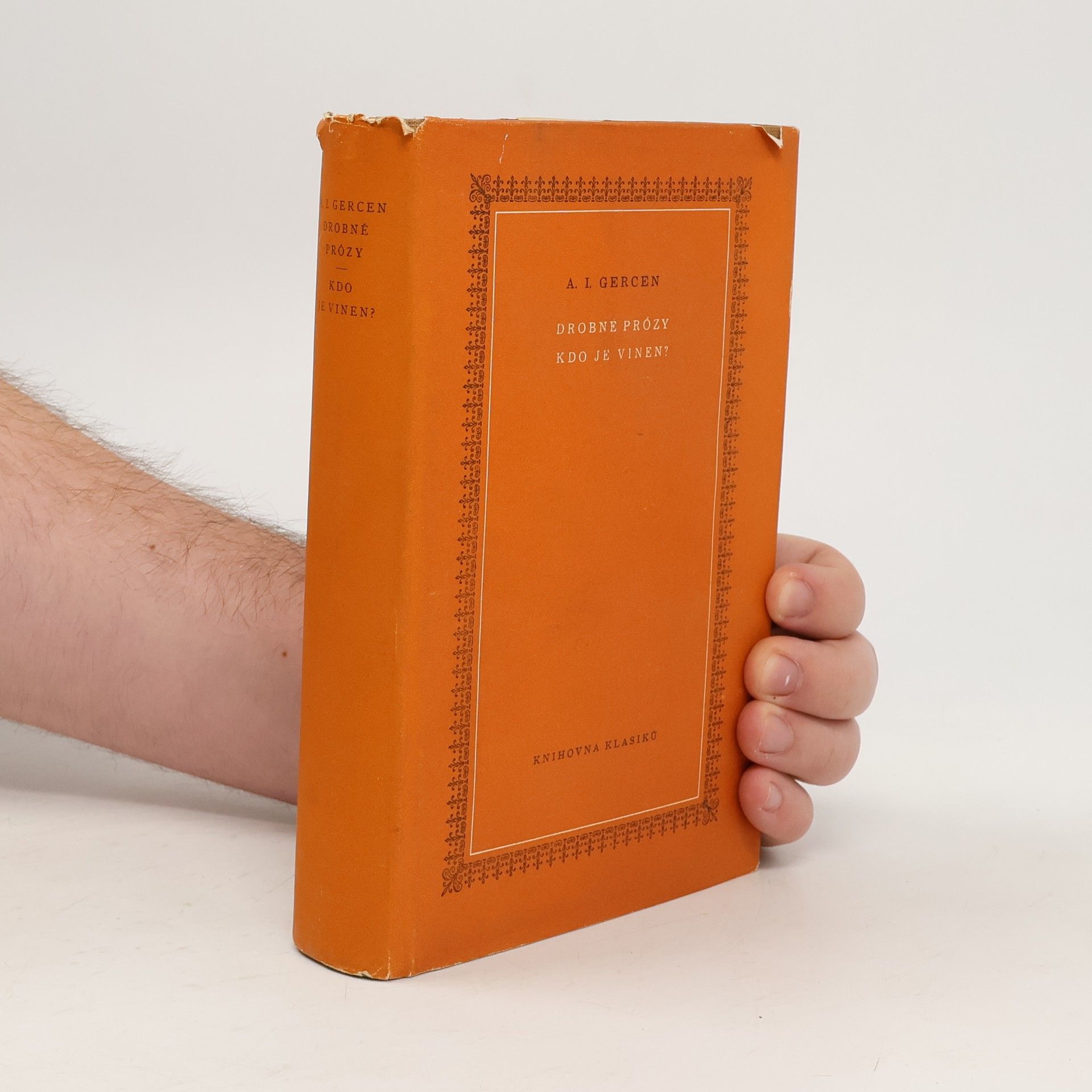 Drobné prózy. Kdo je vinen?