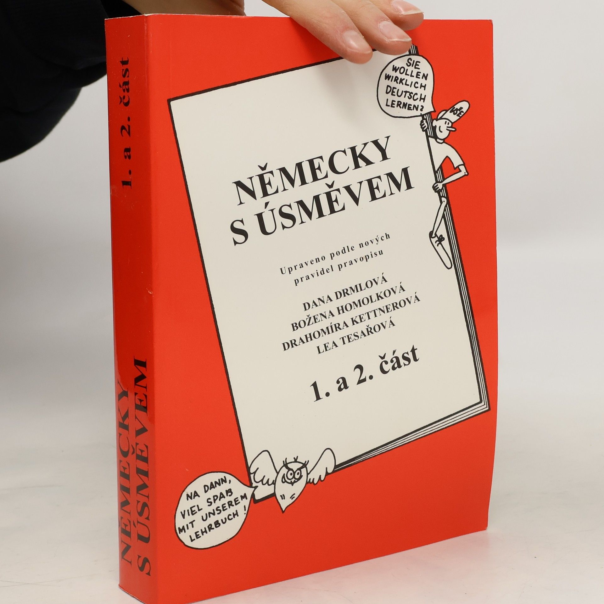 Německy s úsměvem : upraveno podle nových pravidel pravopisu. 1. a 2. část