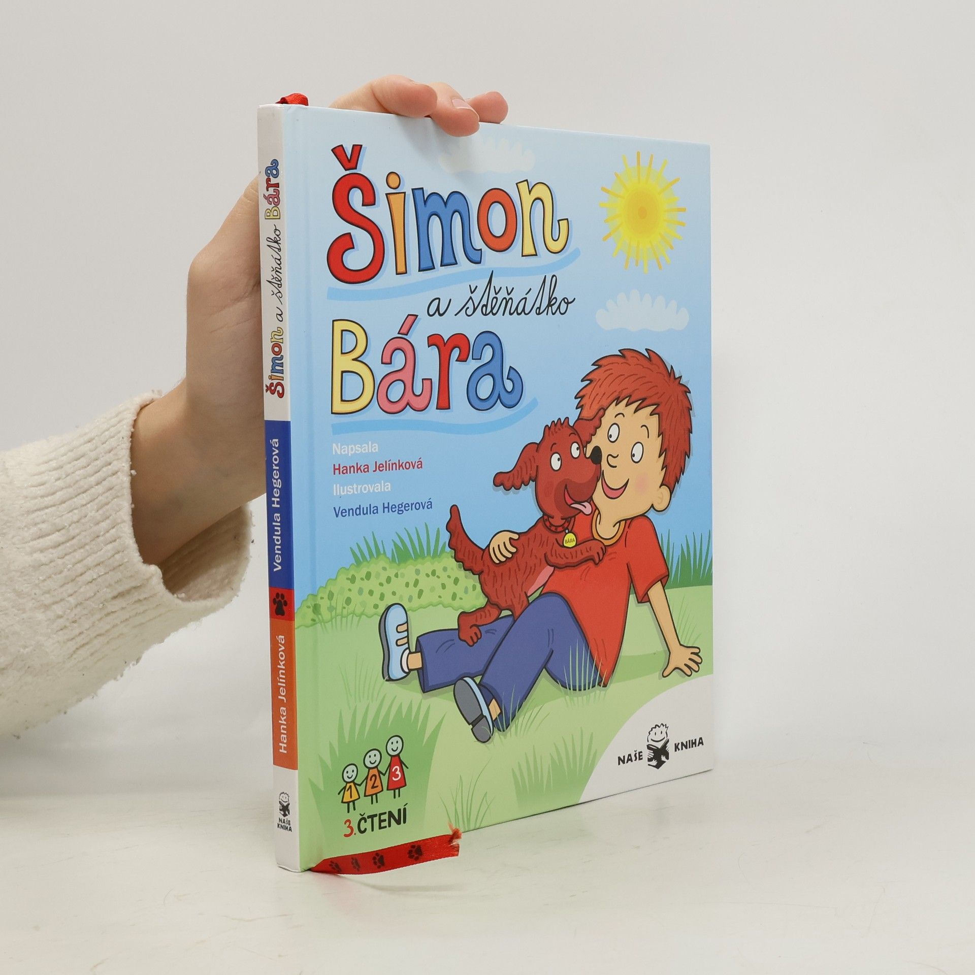 Hanka Jelínková Šimon a štěnátko Bára