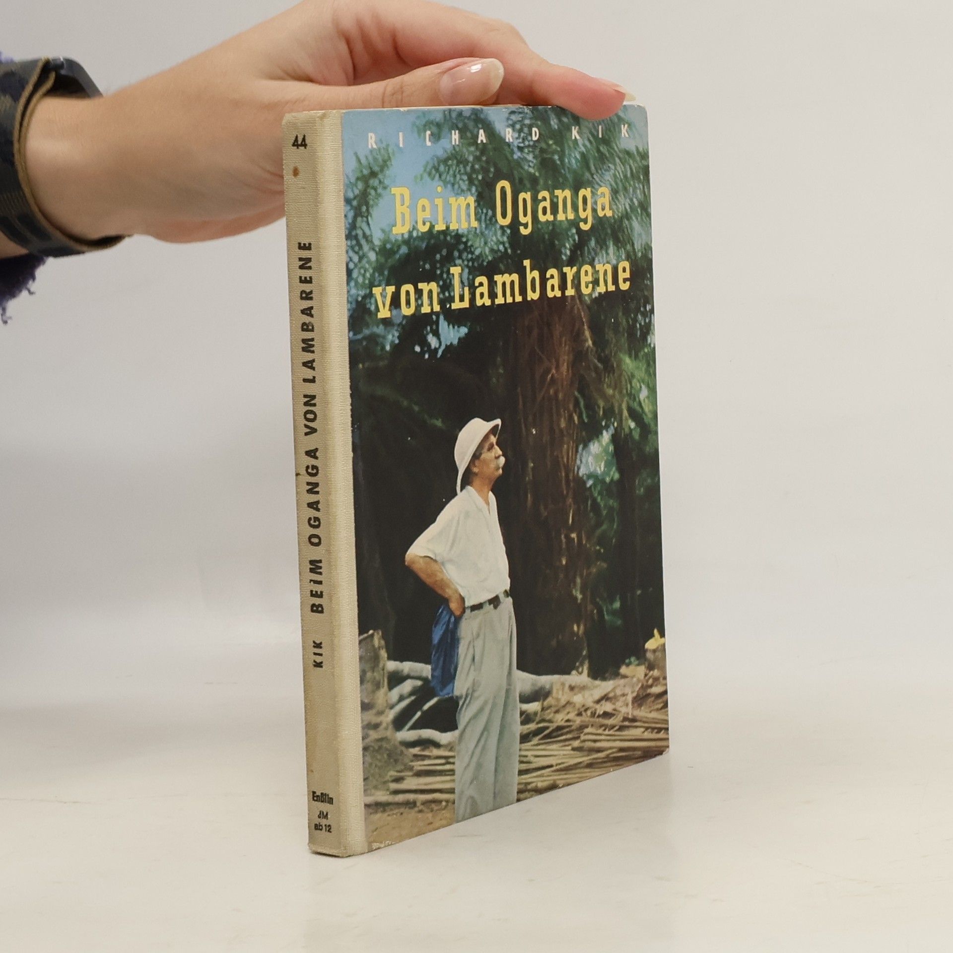 Richard Kik Beim Oganga von Lambarene