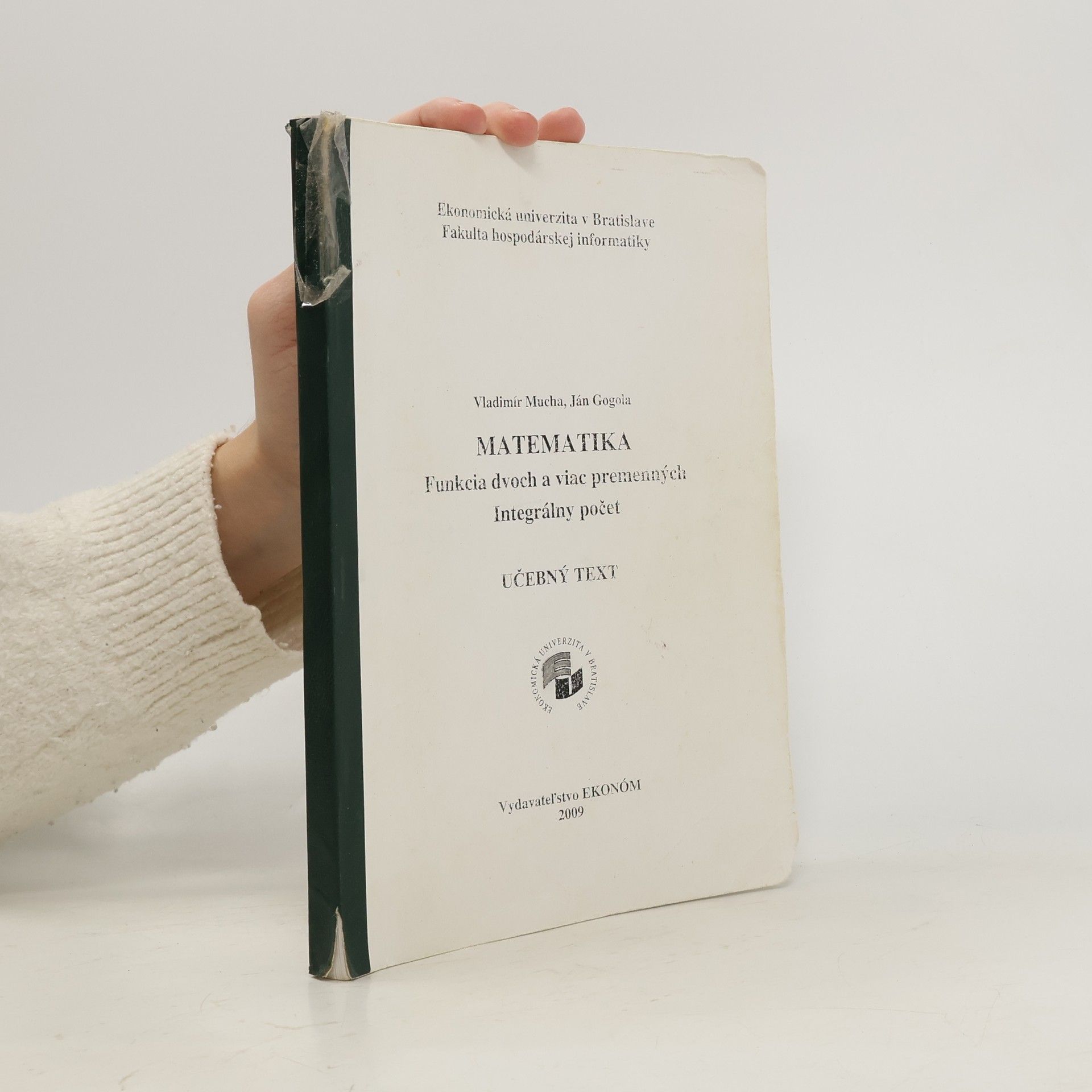 Mucha V. Matematika funkcia dvoch a viac premenných