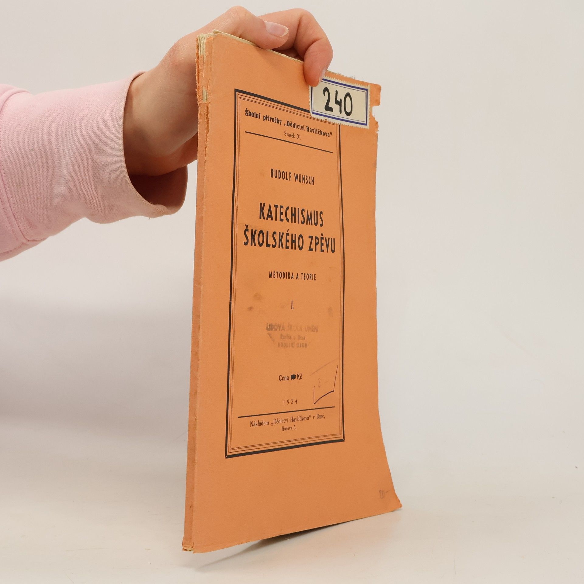 Rudolf Wünsch Katechismus školského zpěvu