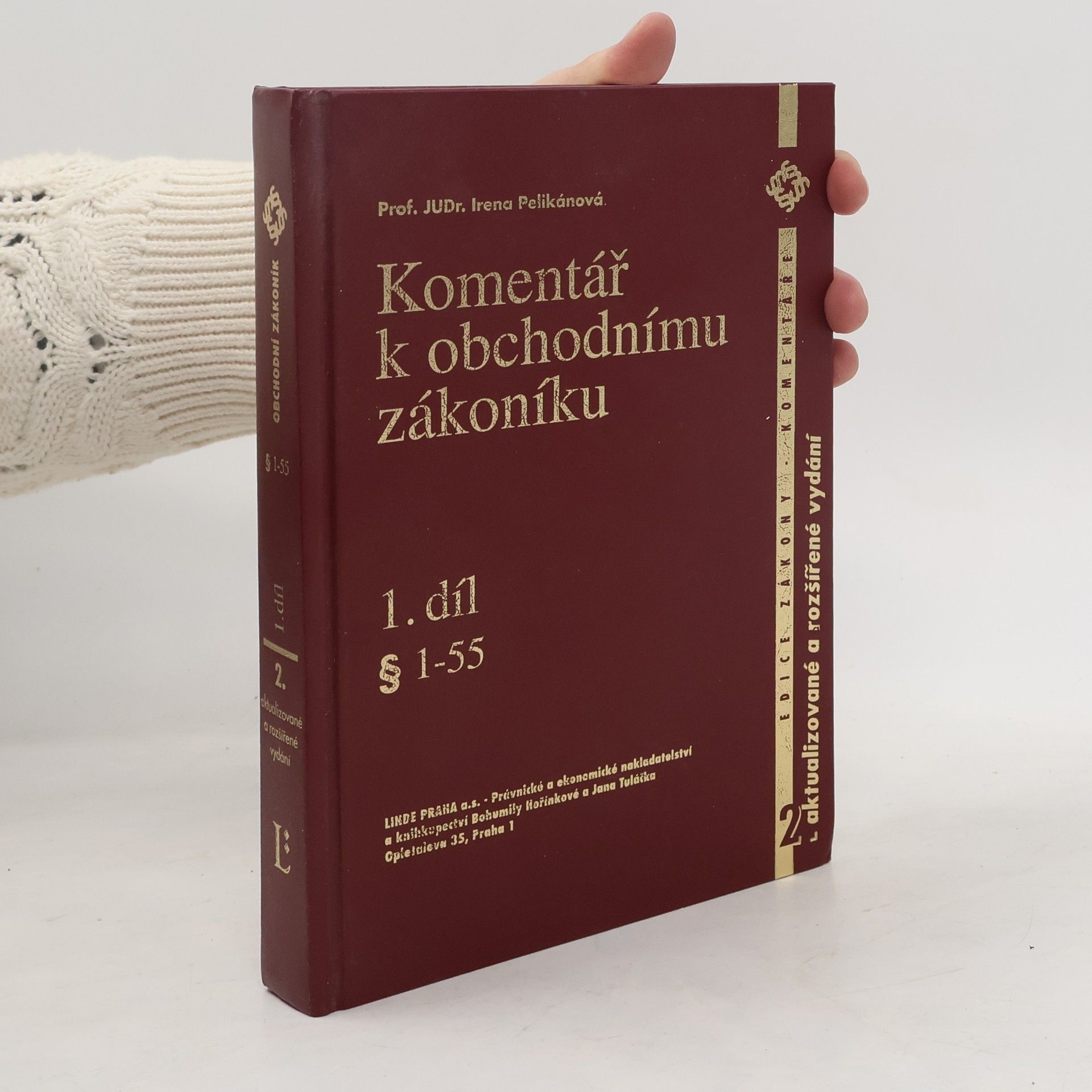 Komentář k obchodnímu zákoníku. 1. díl, § 1-55