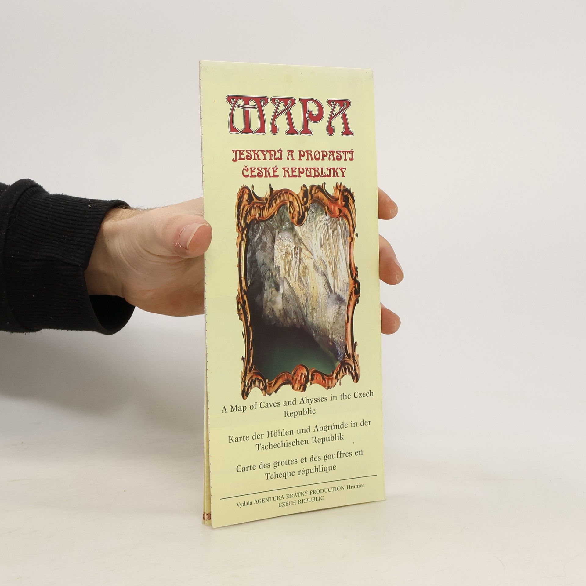 Kolektív autorov Mapa jeskyní a propastí České republiky
