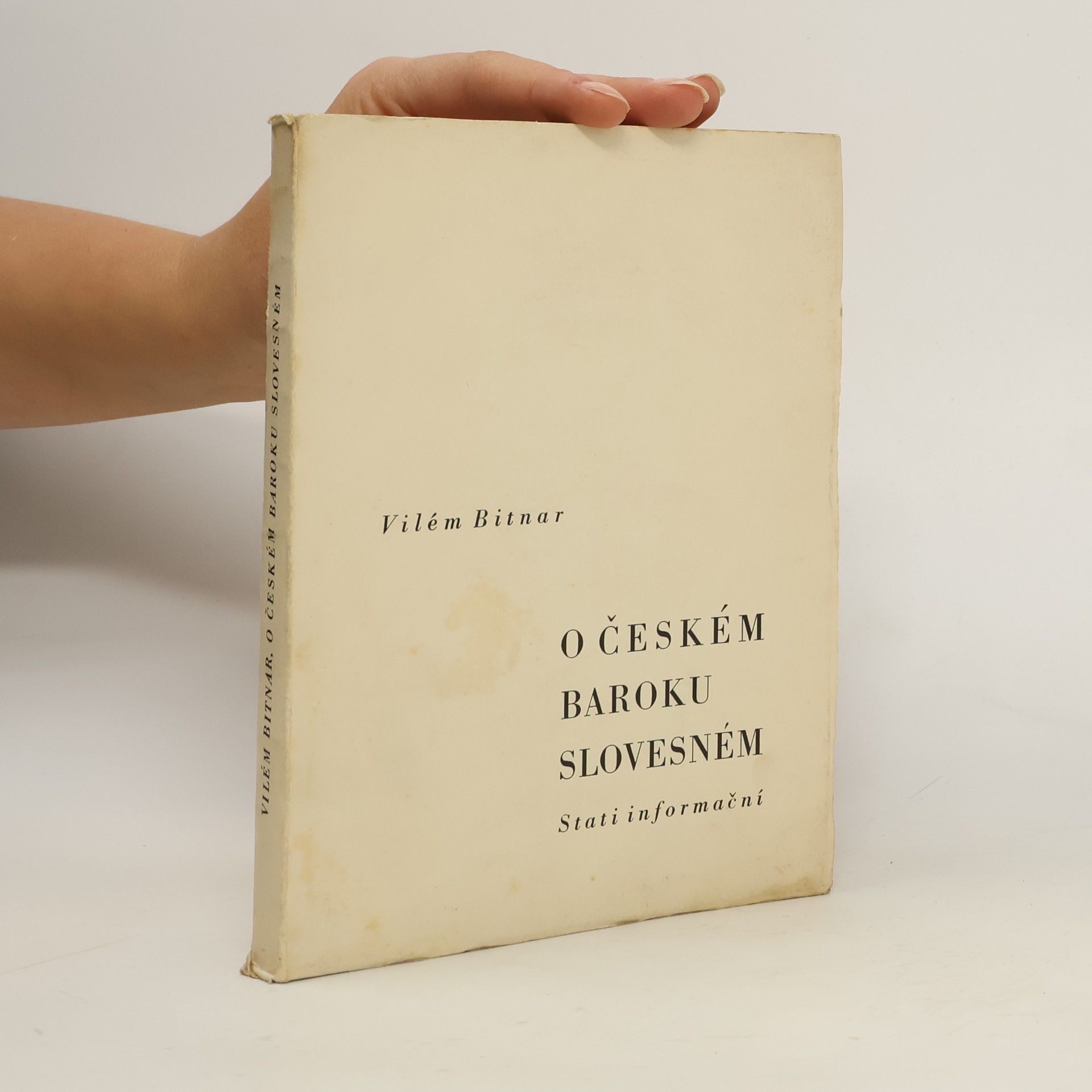 O českém baroku slovesném