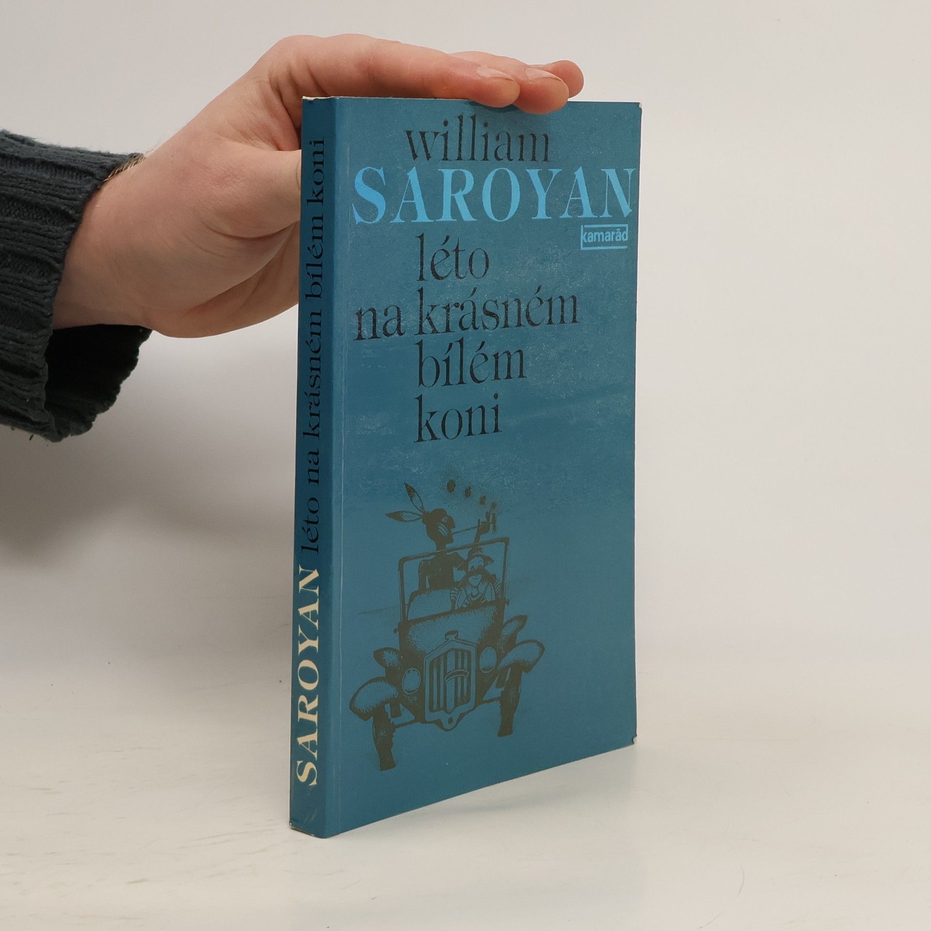 William peneyan Léto na krásném bílém koni
