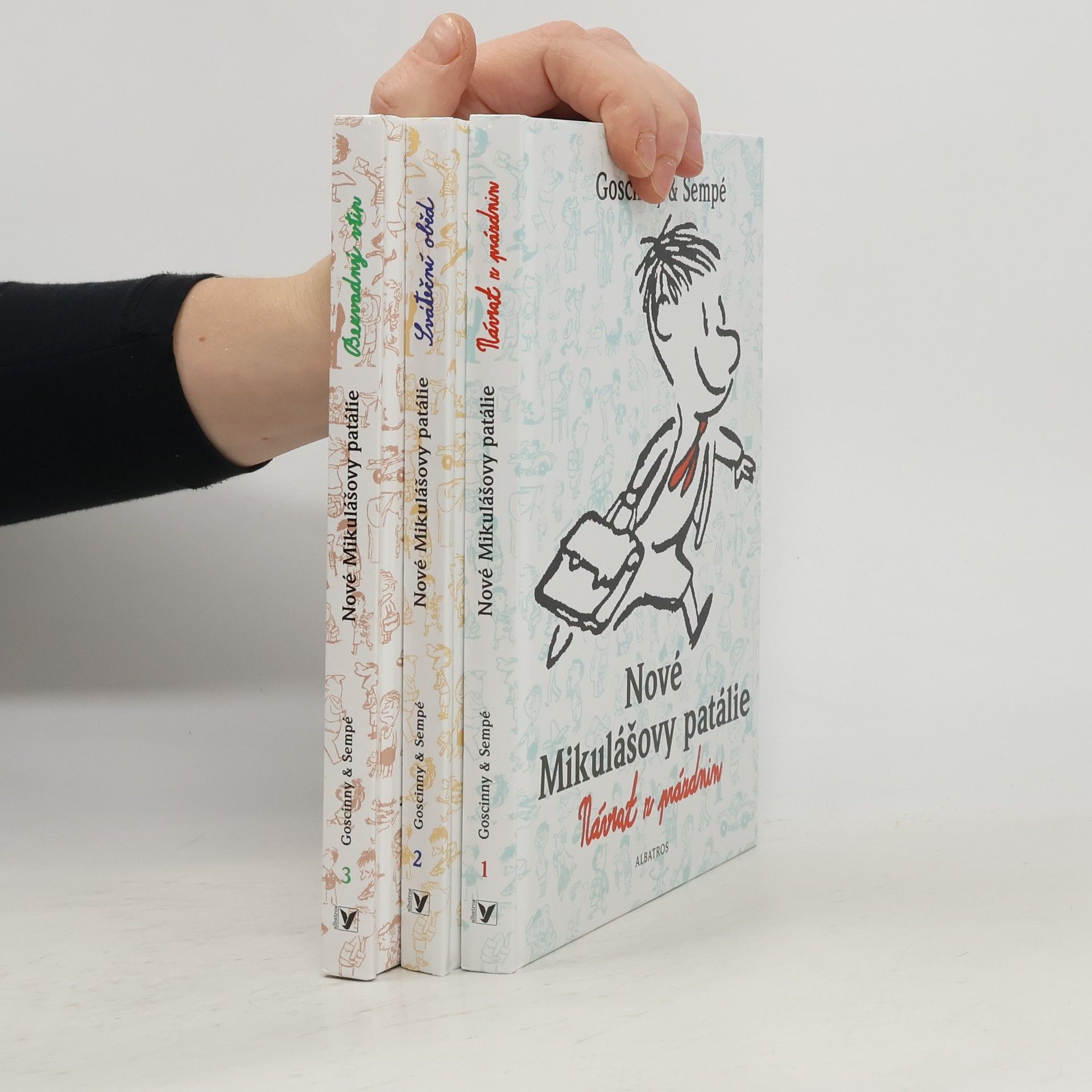 René Goscinny Nové Mikulášovy patálie: Návrat z prázdnin, Sváteční oběd, Bezvadný vtip, 1.2.3. díl.