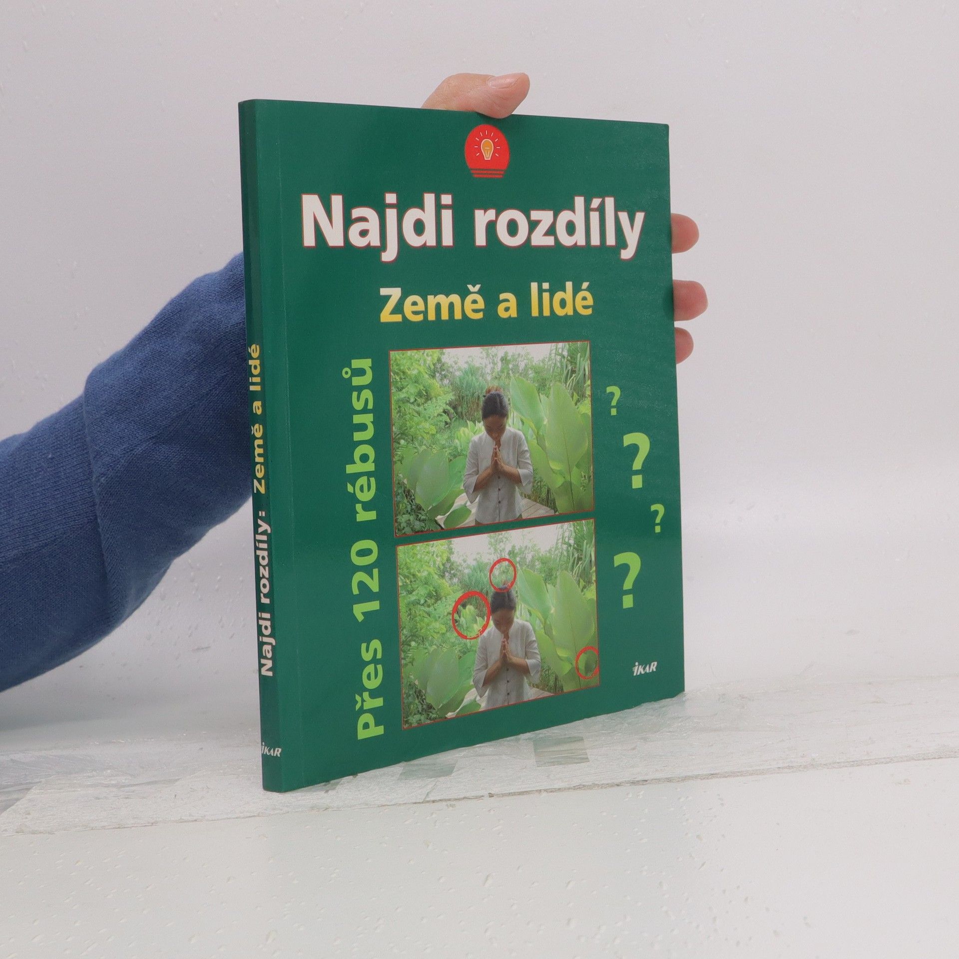 Alena Bezděková Najdi rozdíly. Země a lidé. Přes 120 rébusů