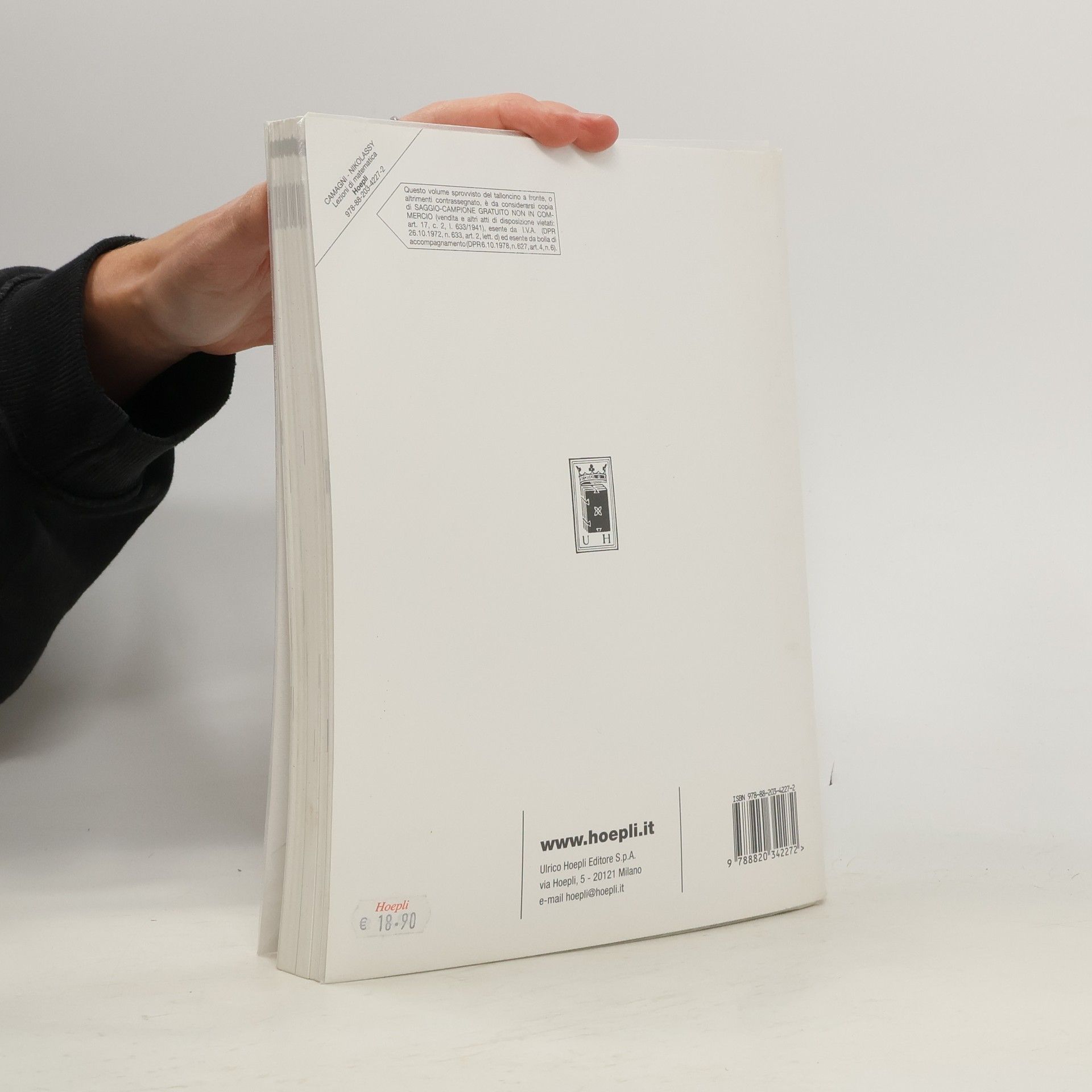 Lezioni di matematica. Aritmetica, geometria e algebra. Per le Scuole superiori