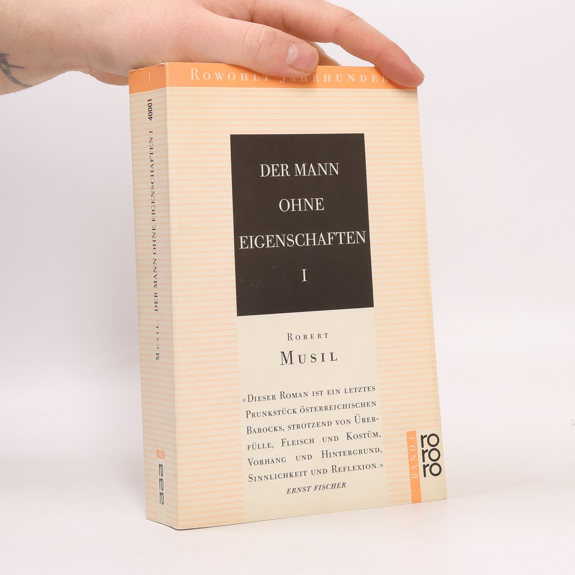 Robert Musil Der mann ohne eigenschaften I.