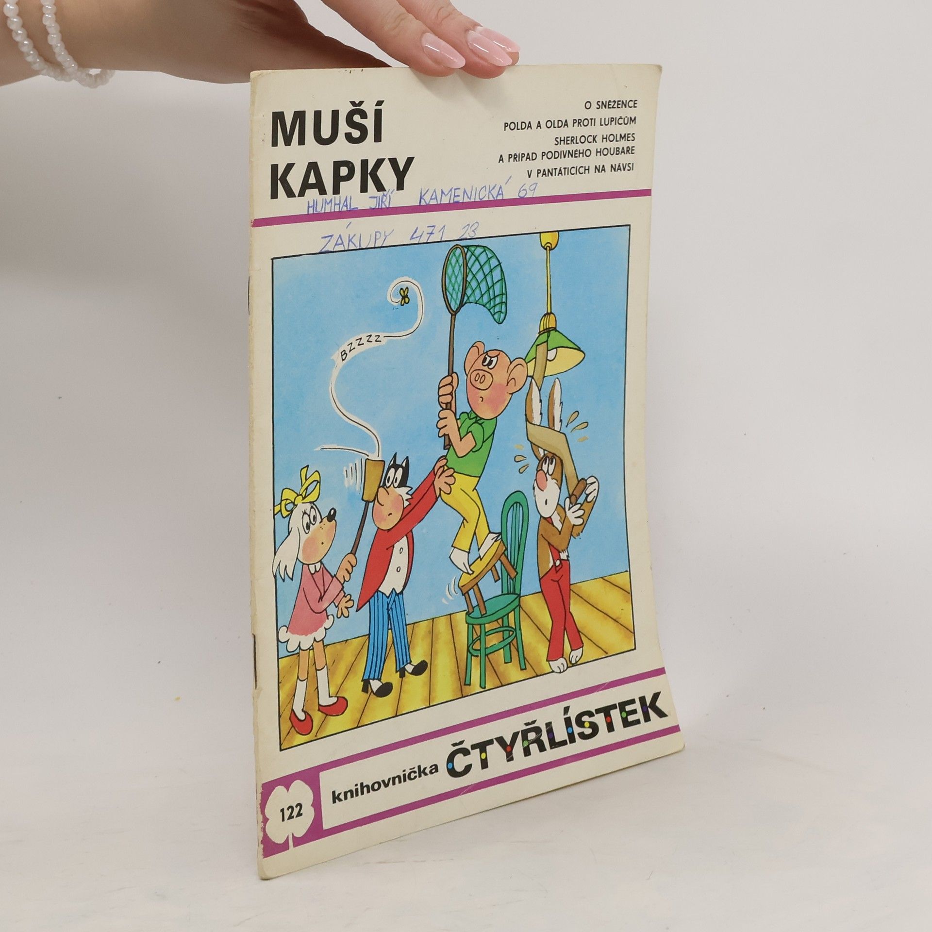 Jaroslav Němeček Čtyřlístek 122. Muší kapky