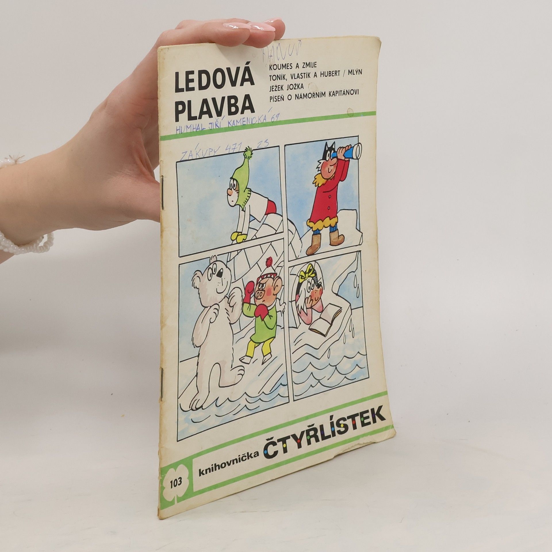 Jaroslav Němeček Čtyřlístek 103. Ledová plavba