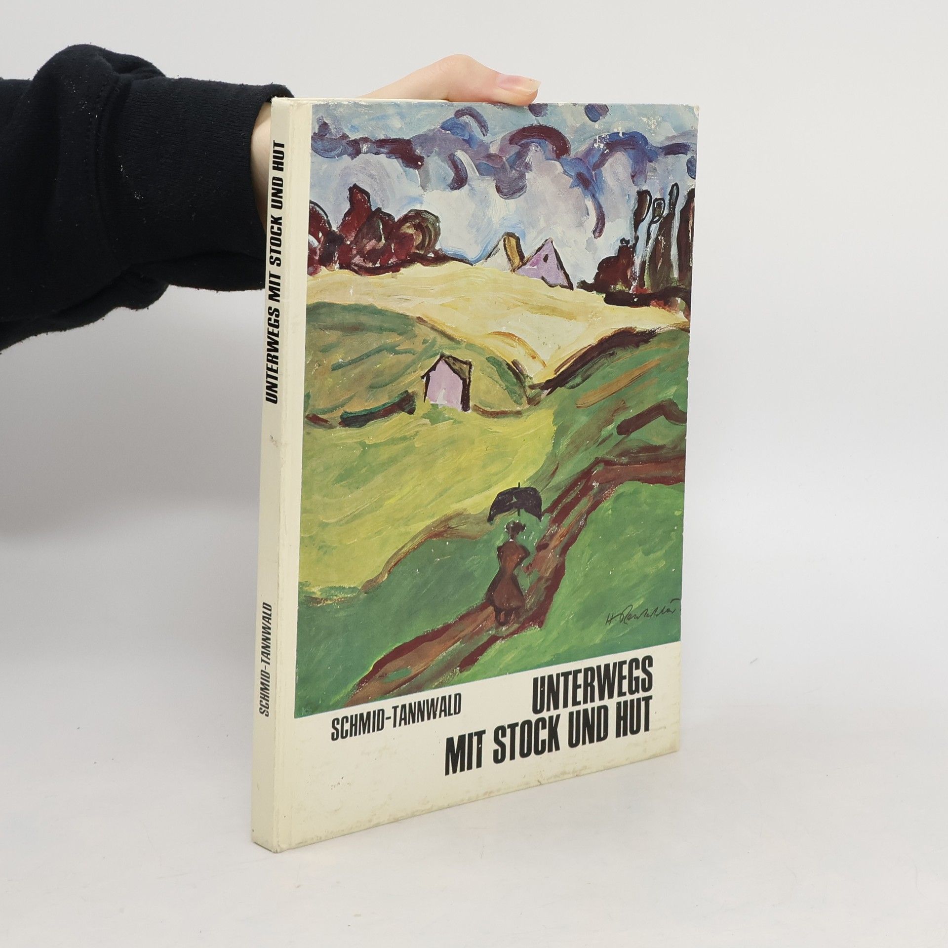 Karl Schmid Tannwald Unterwegs mit Stock und Hut