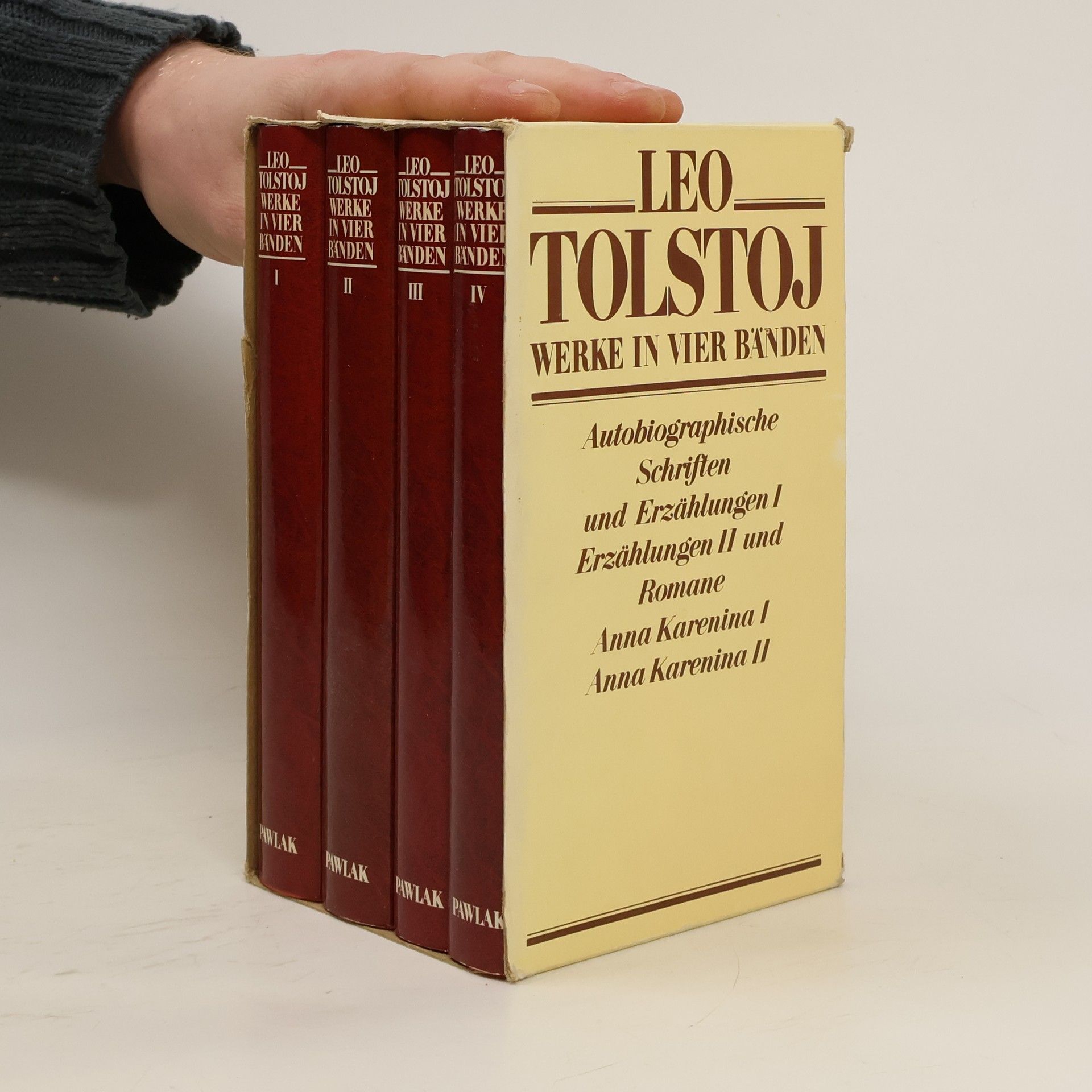 Lev Nikolajevič Tolstoj Werke in vier Bände, I.-IV.