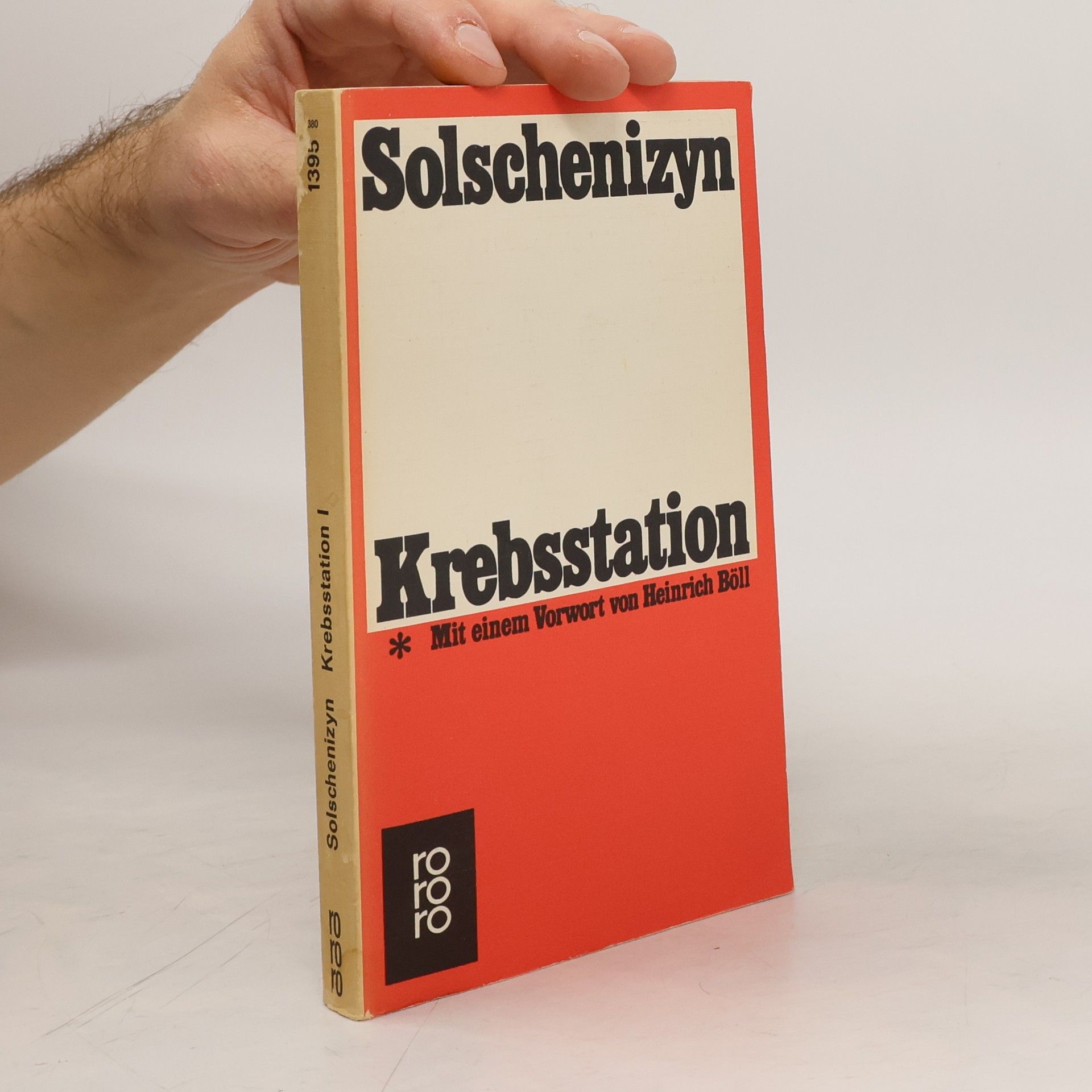 Krebsstation. Roman in zwei Büchern. Buch 1