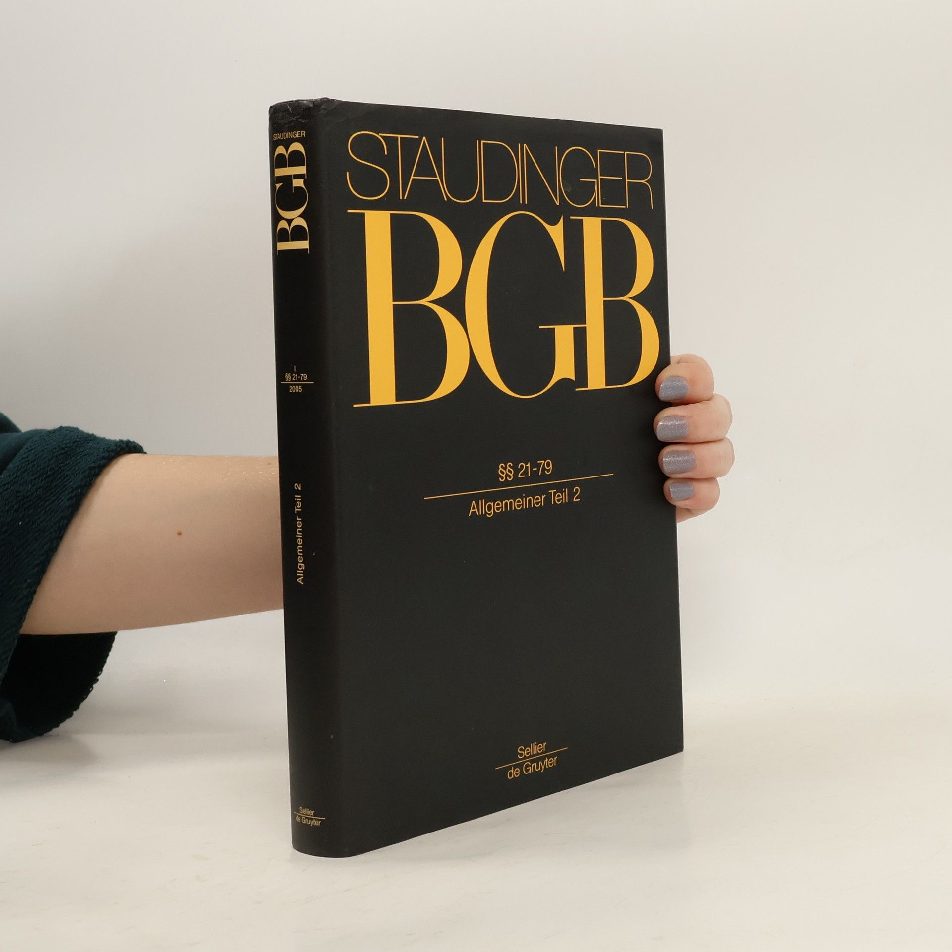 Julius von Staudinger J. von Staudingers Kommentar zum Bürgerlichen Gesetzbuch. §§21-79