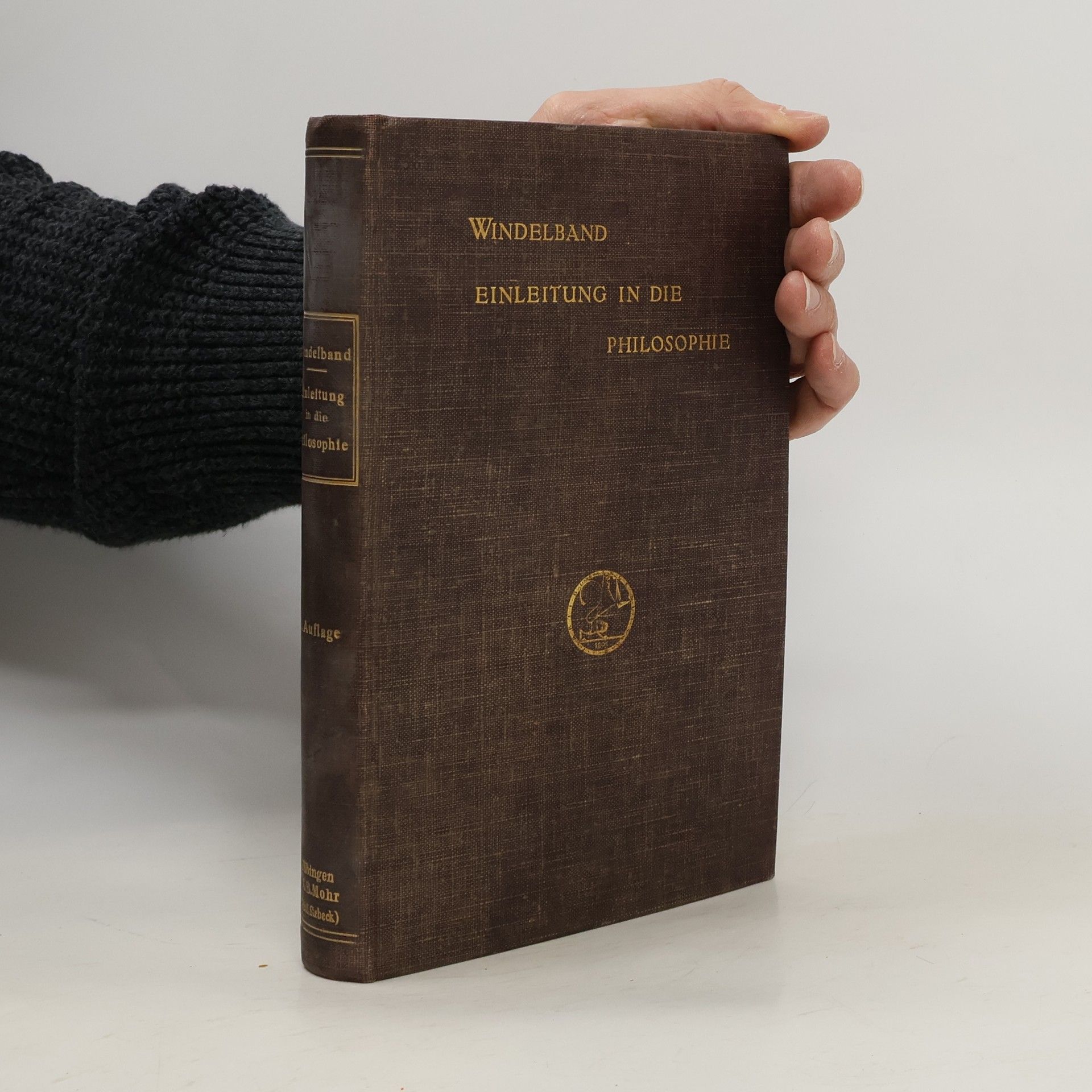 Wilhelm Windelband Einleitung in die Philosophie