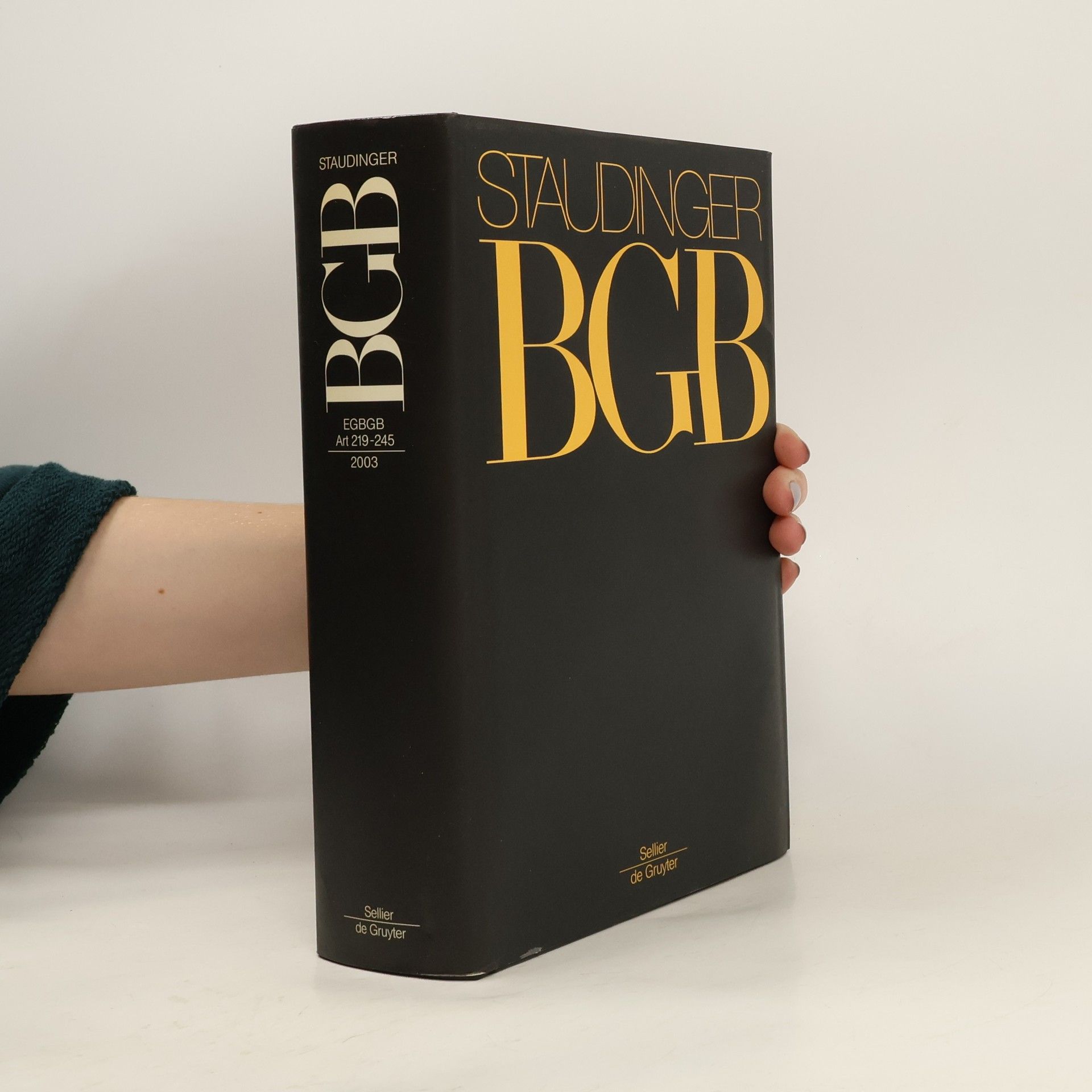 Julius von Staudinger Kommentar zum Bürgerlichen Gesetzbuch. 13. Bearbeitung. Art. 219-245.