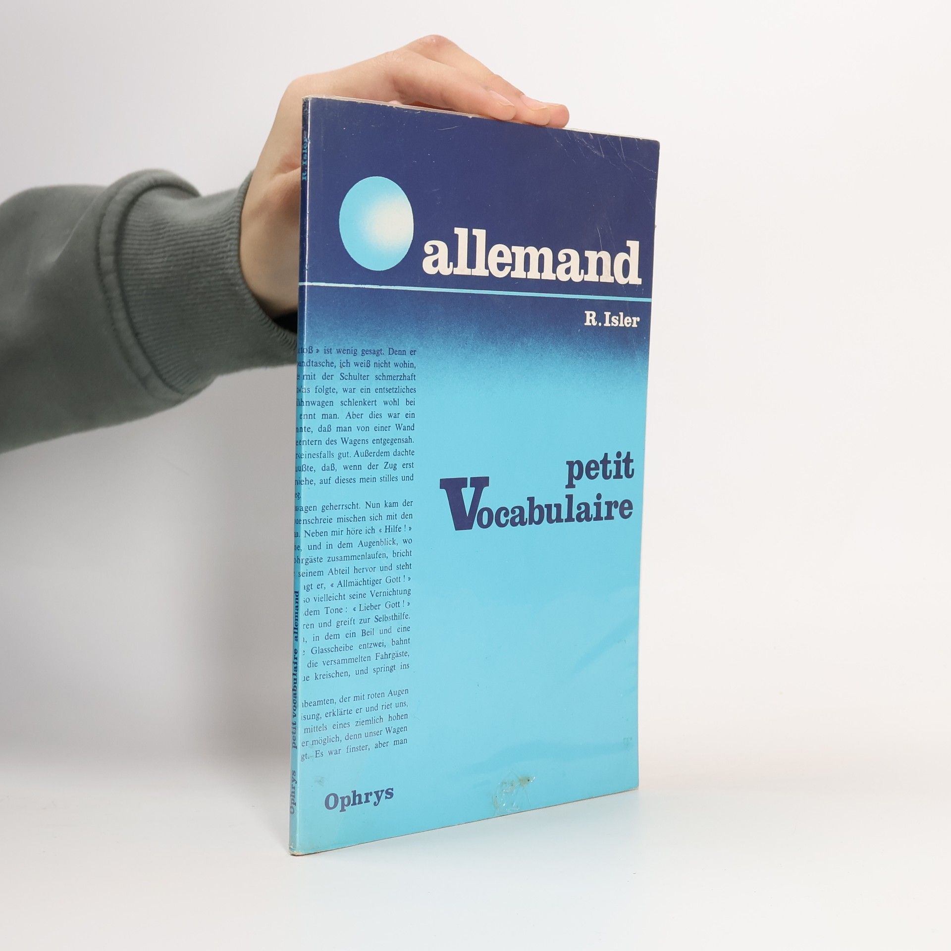 Raymond Isler Petit vocabulaire allemand