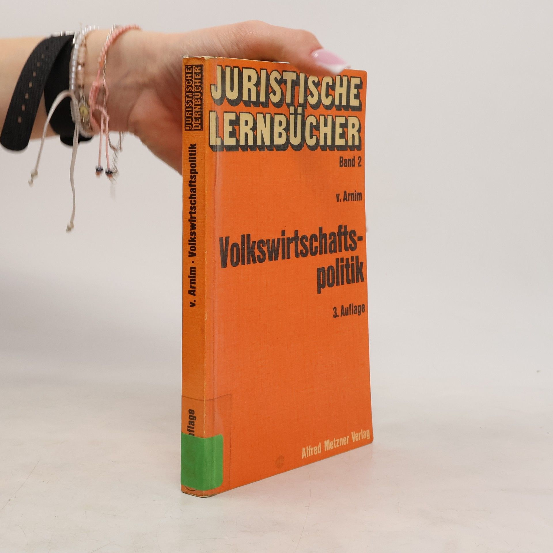 Hans Herbert von Arnim Volkswirtschaftspolitik