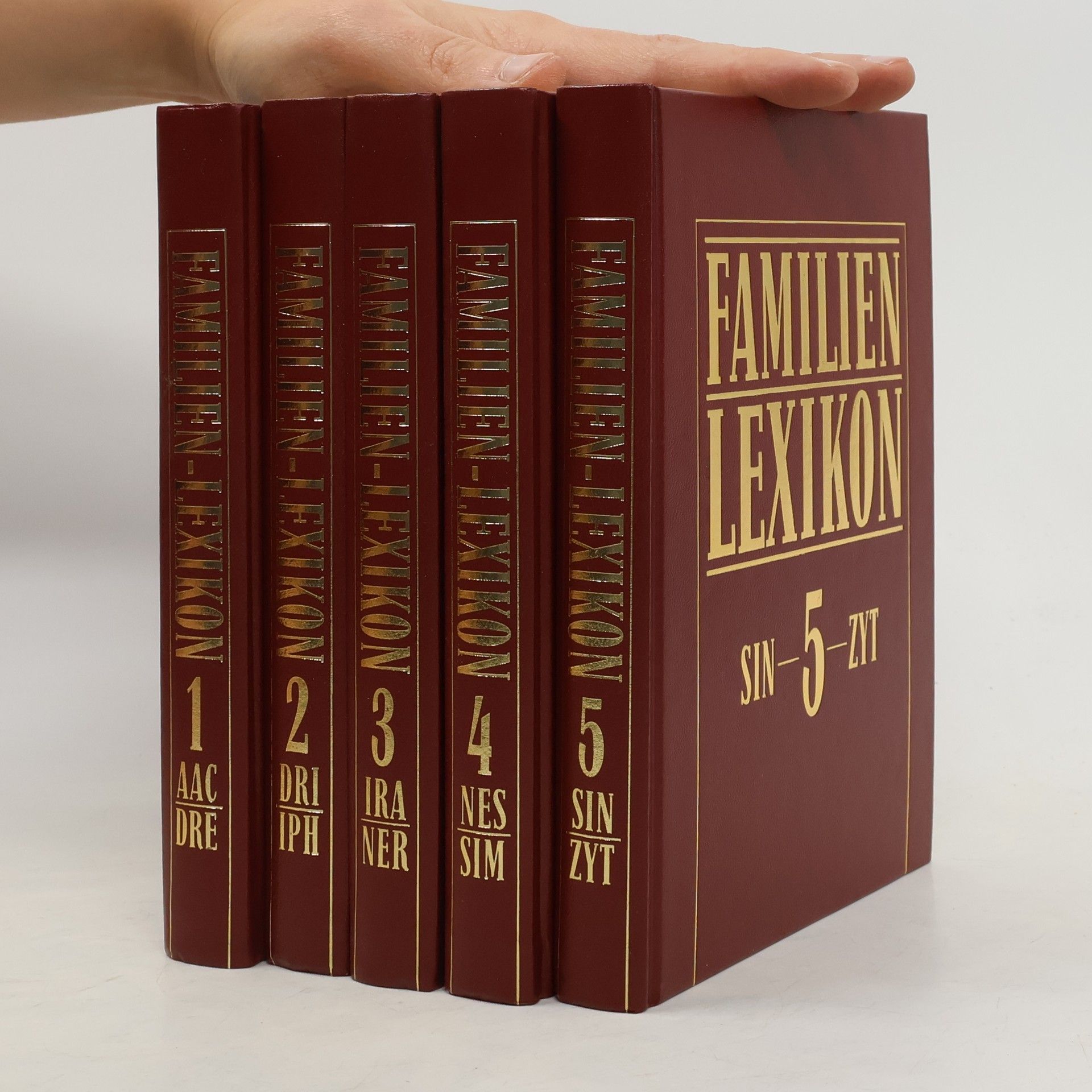 Kolektiv autorů Familien Lexikon 1-5