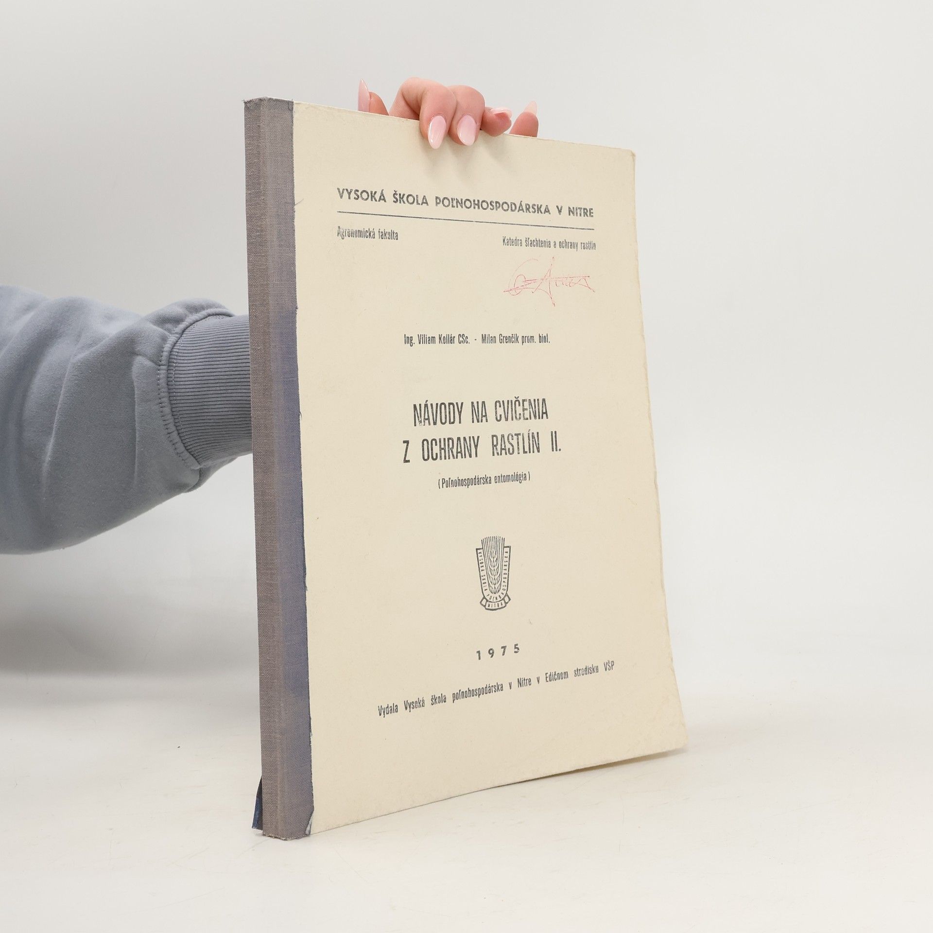 Viliam Kollár  Návody na cvičenia z ochrany rastlín II.