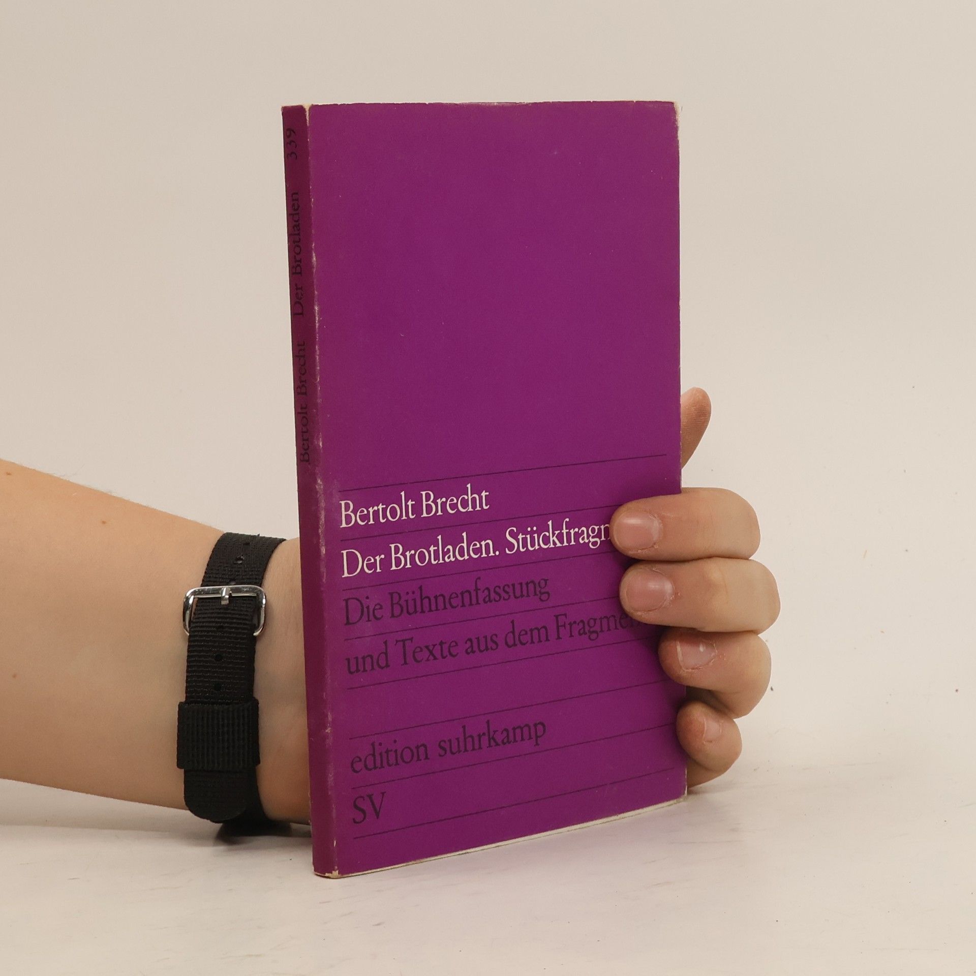 Bertolt Brecht Der Brotladen. Stuckfragment