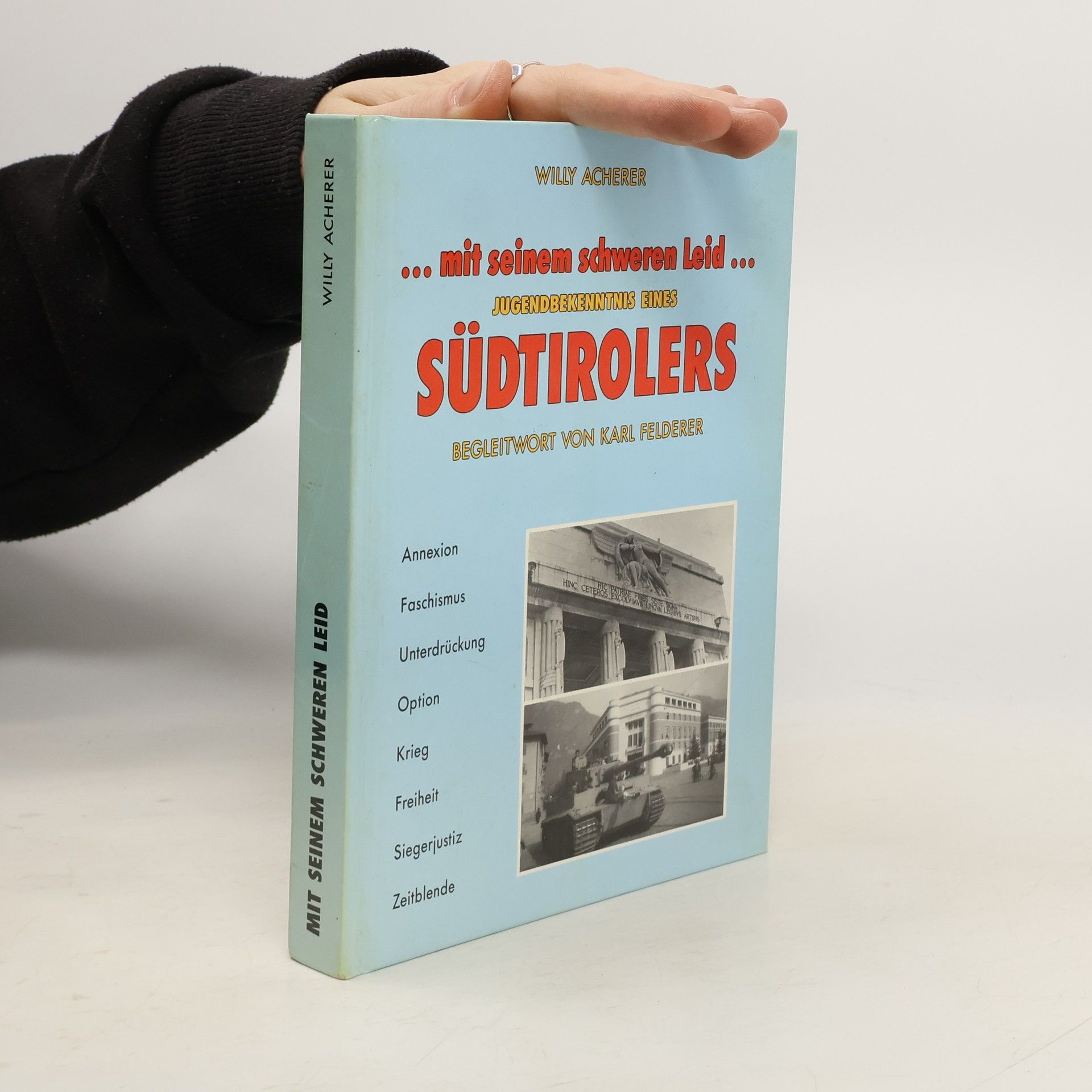 Willy Acherer ... mit seinem schweren Leid ...