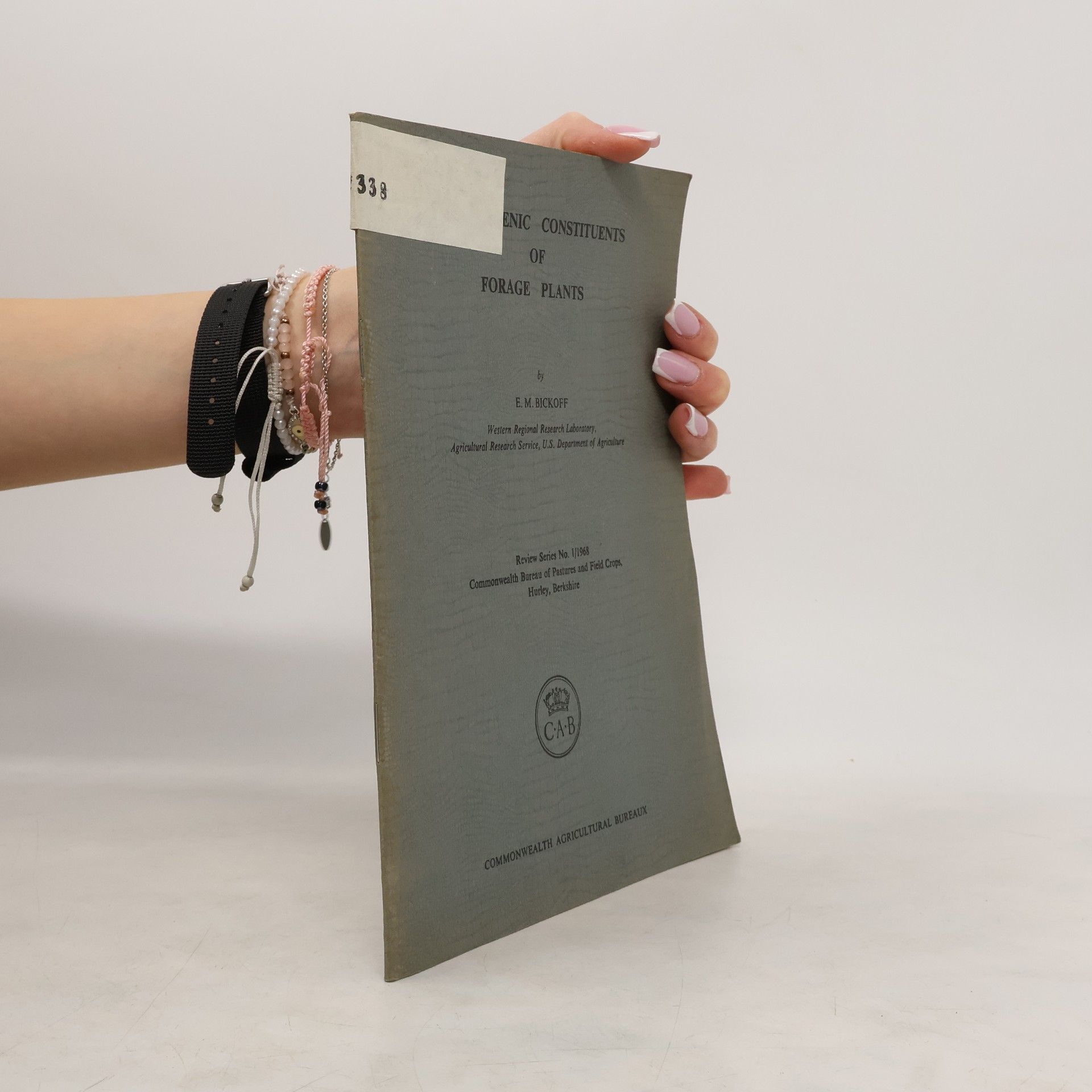 E. M. Bickoff Oestogenic Constituents of Forage Plants