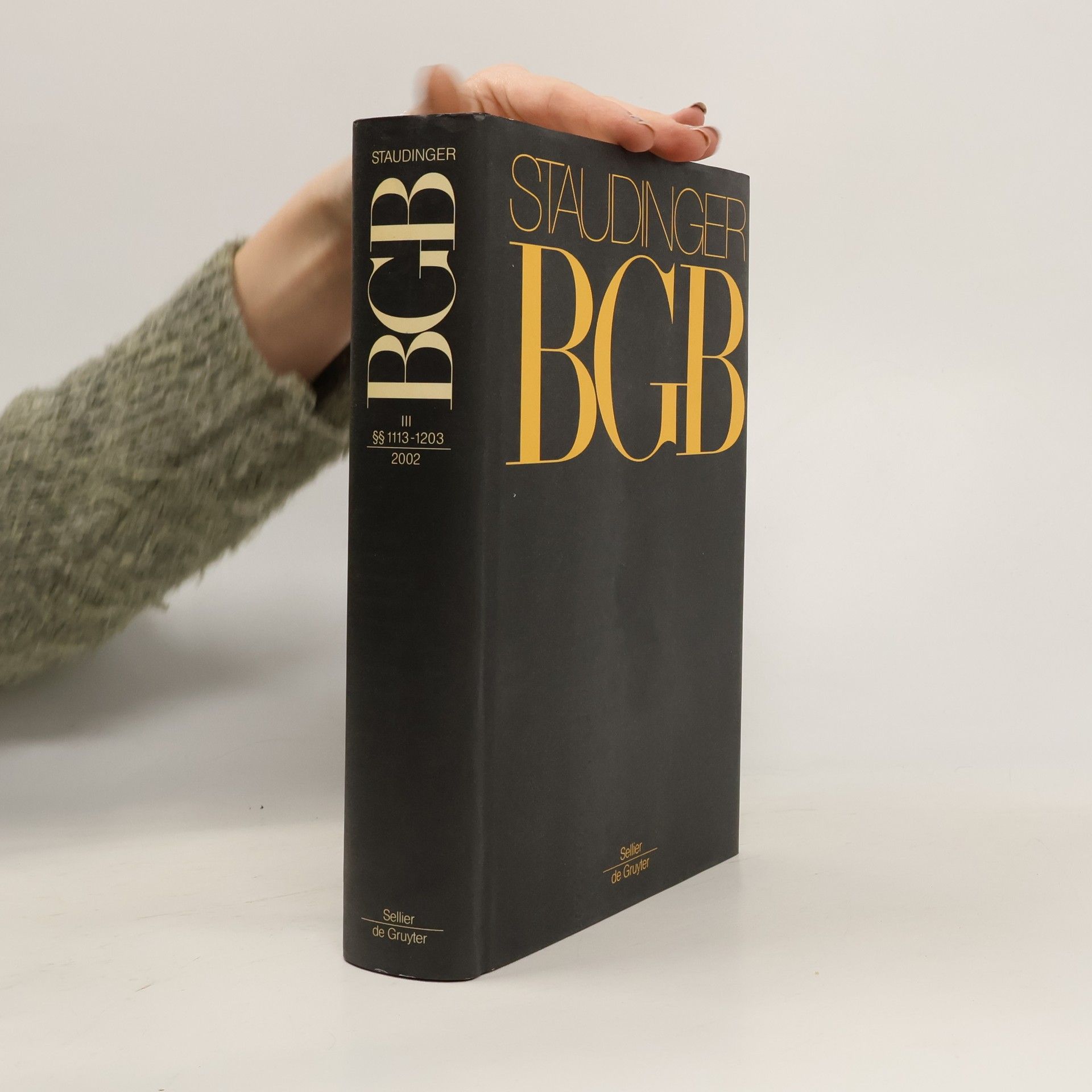 Staudinger, Julius von, Buch 3, Sachenrecht