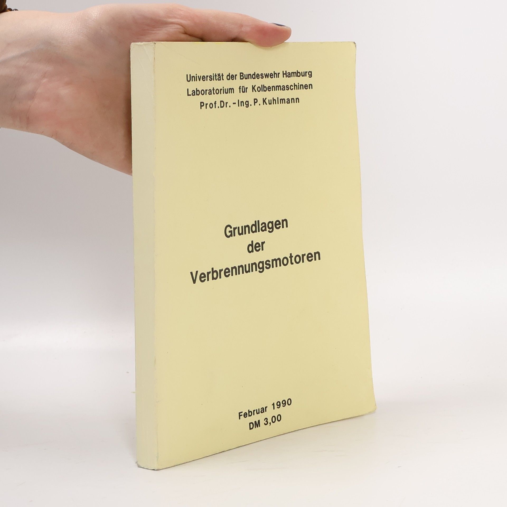 Autores varios Grundlagen der Verbrennungsmotoren