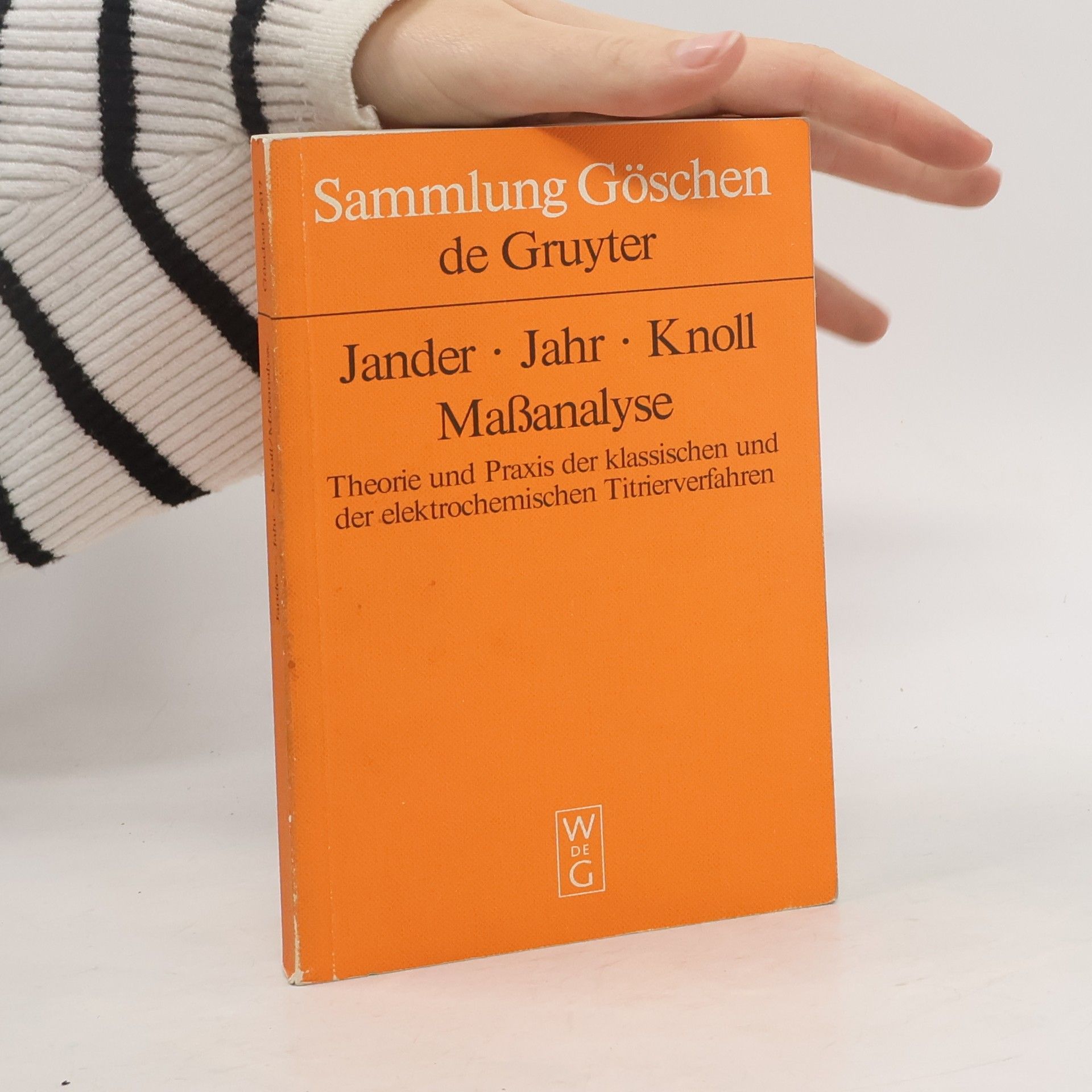 Gerhart Jander Maßanalyse