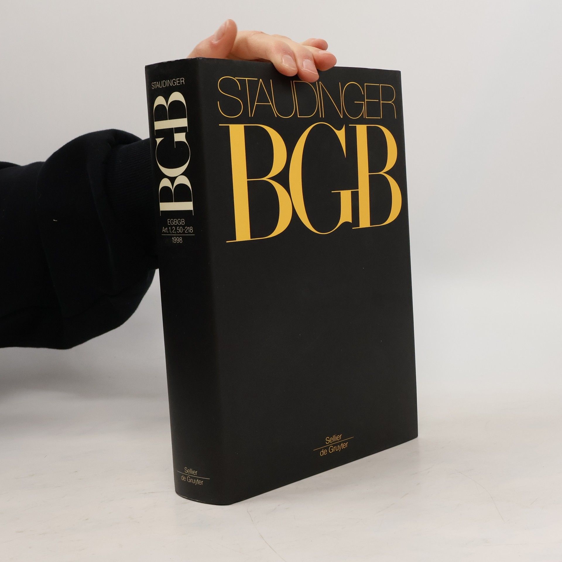 Julius von Staudinger Kommentar zum Bürgerlichen Gesetzbuch mit Einführungsgesetz und Nebengesetzen, Artikel 1, 2, 50-218