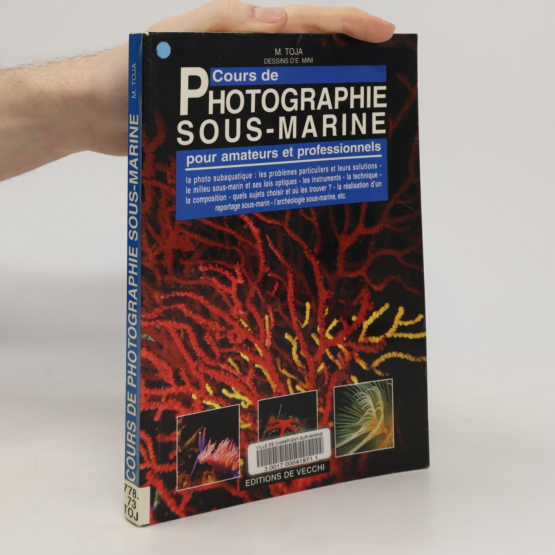 Antonio Marcello Toja Cours de photographie sous-marine