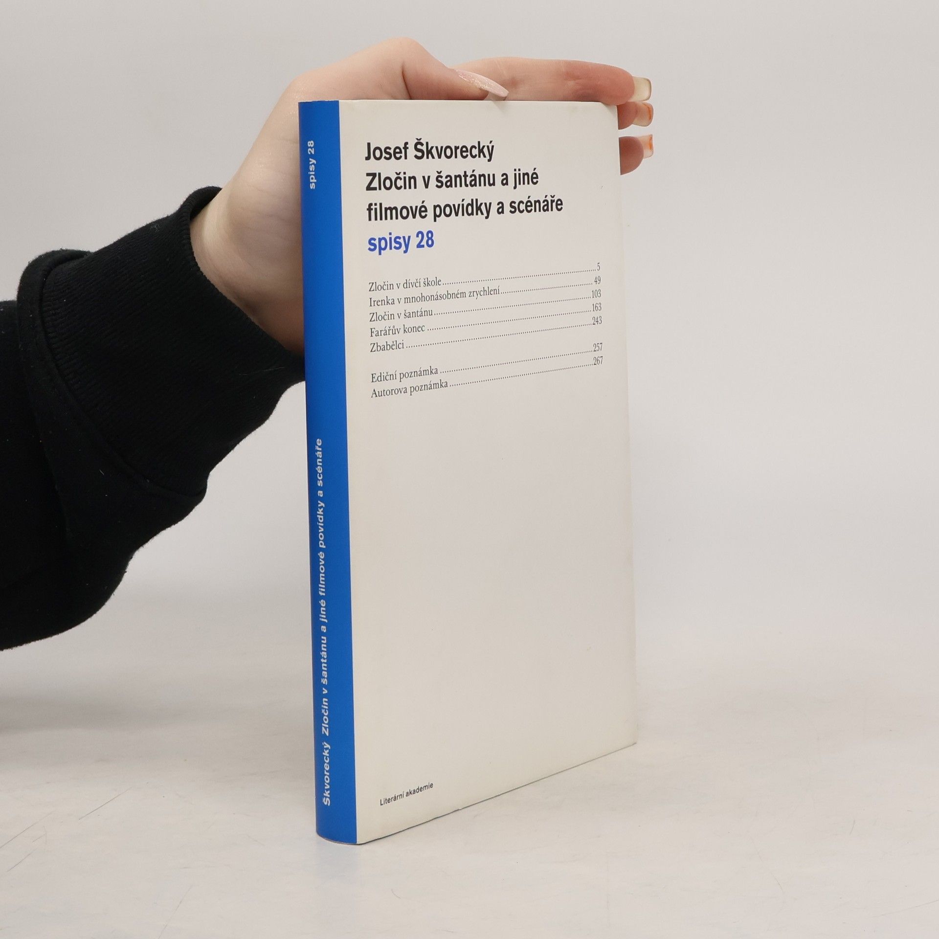 Josef Škvorecký Zločin v šantánu a jiné filmové povídky a scénáře