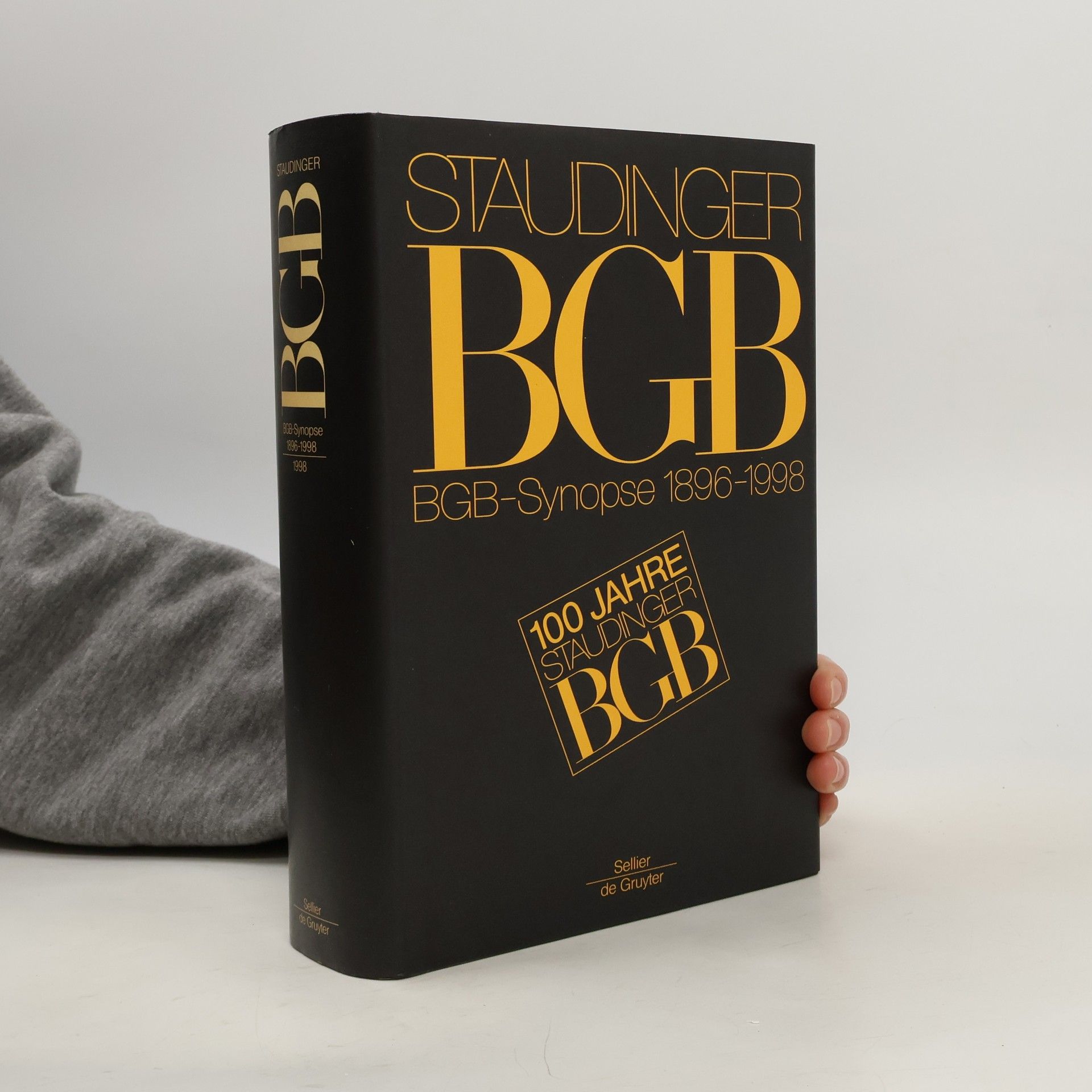 J. Von Staudingers Kommentar Zum Bgb , Bgb-Synopse 1896-1998