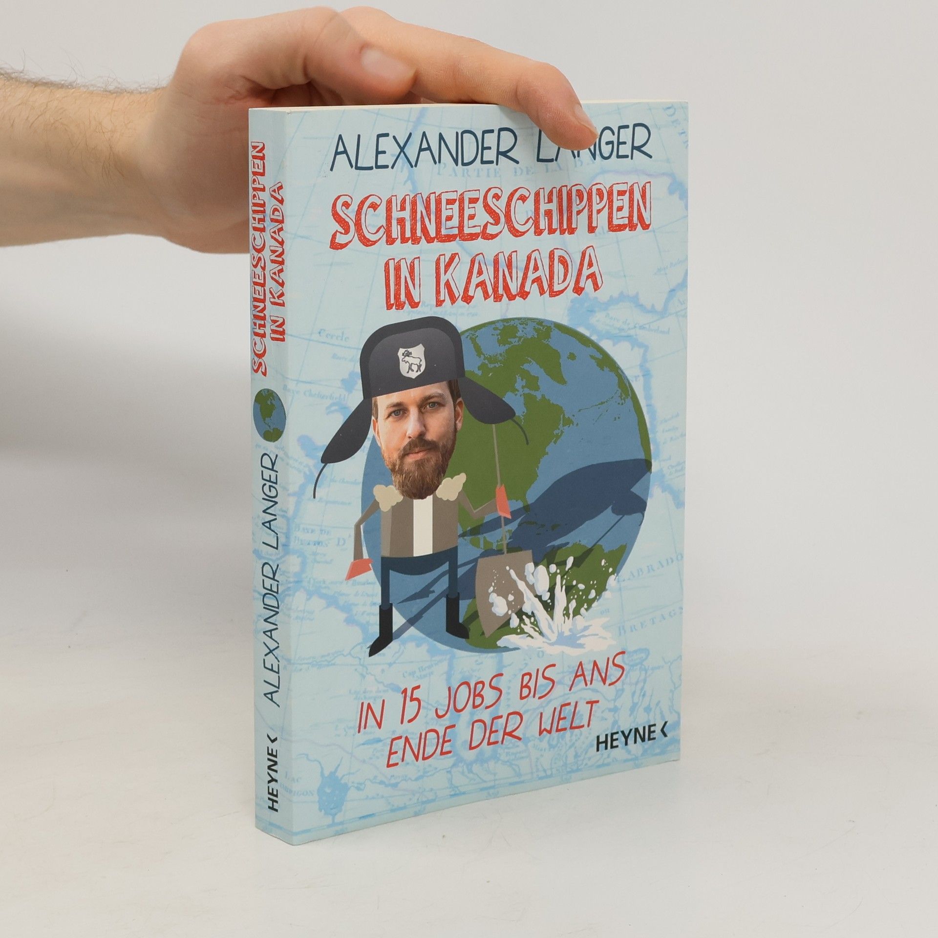 Alexander Langer Schneeschippen in Kanada